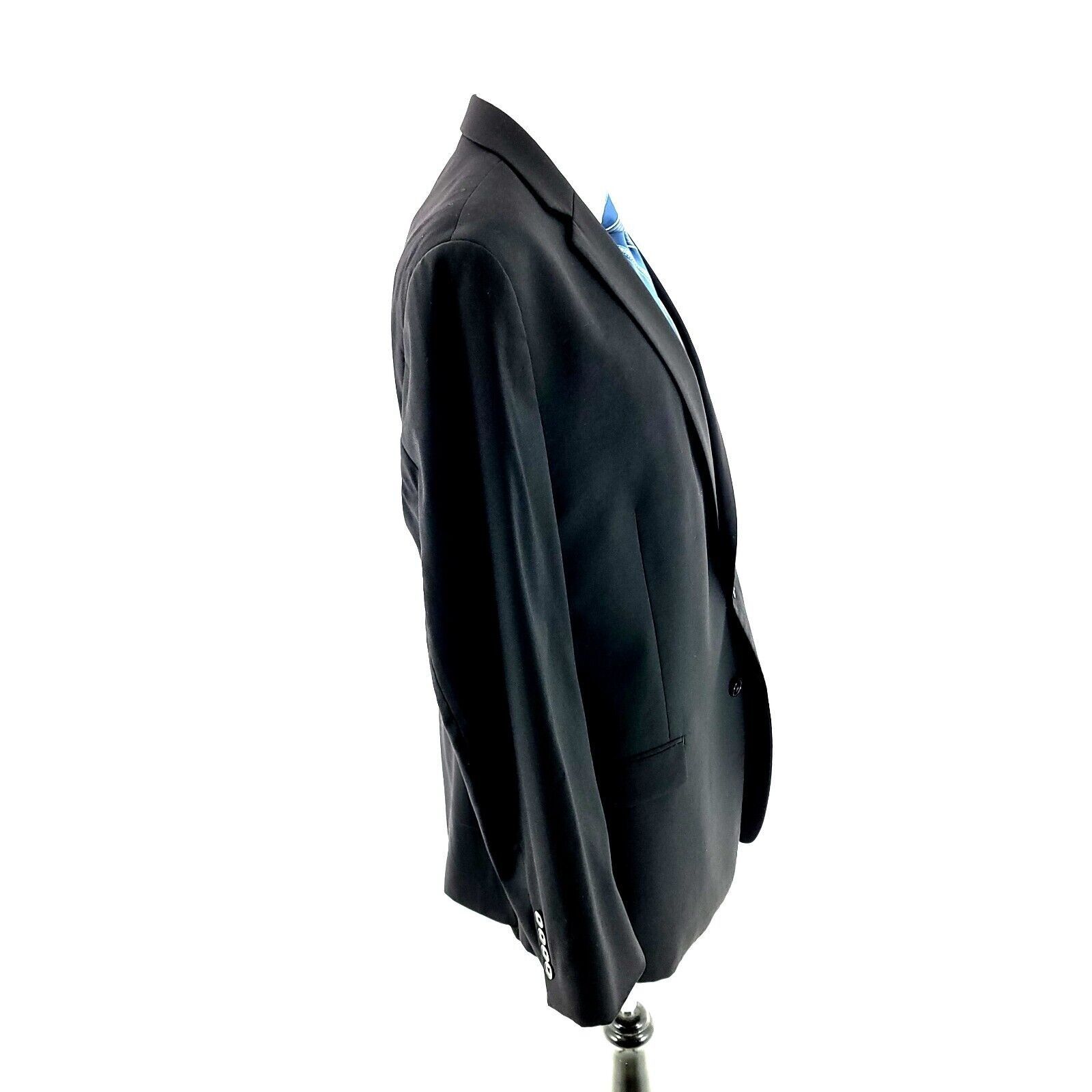 Calvin Klein Calvin Klein Wool 2 Button Blazer 42R Black Tagged 46R Has B Size 42R - 6 Thumbnail