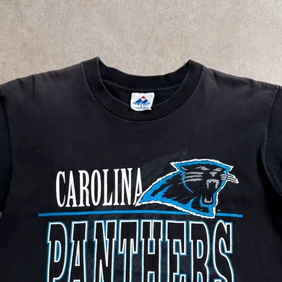 The Unbranded Brand Vintage Carolina Panthers T-Shirt- M Size US M / EU 48-50 / 2 - 3 Thumbnail