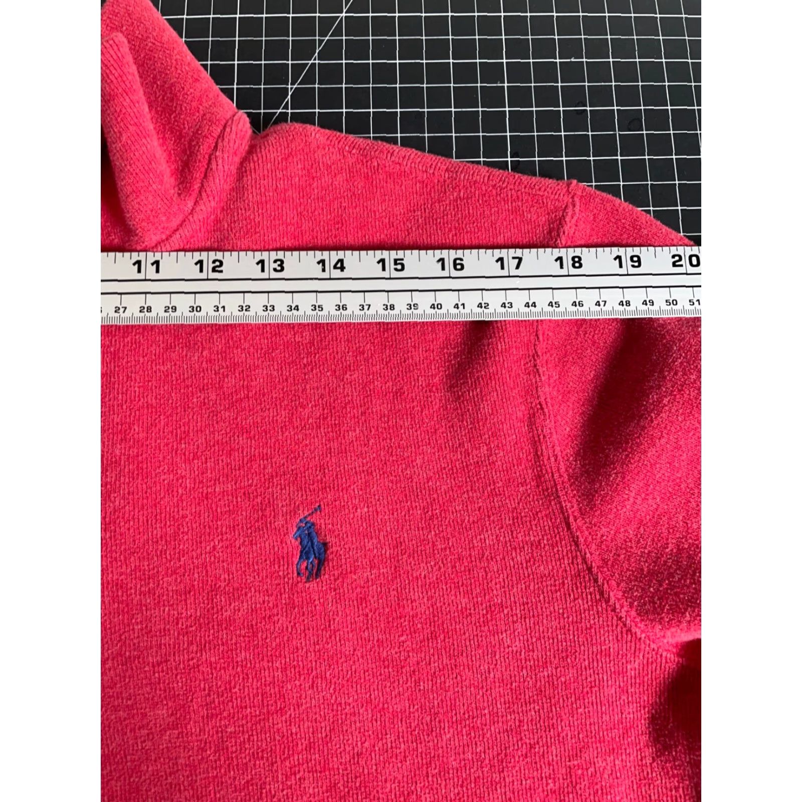 Polo Ralph Lauren Polo Ralph Lauren Sweater Men Large Red 1/4 Zip Cotton Pullover Knit Preppy Size US L / EU 52-54 / 3 - 7 Thumbnail