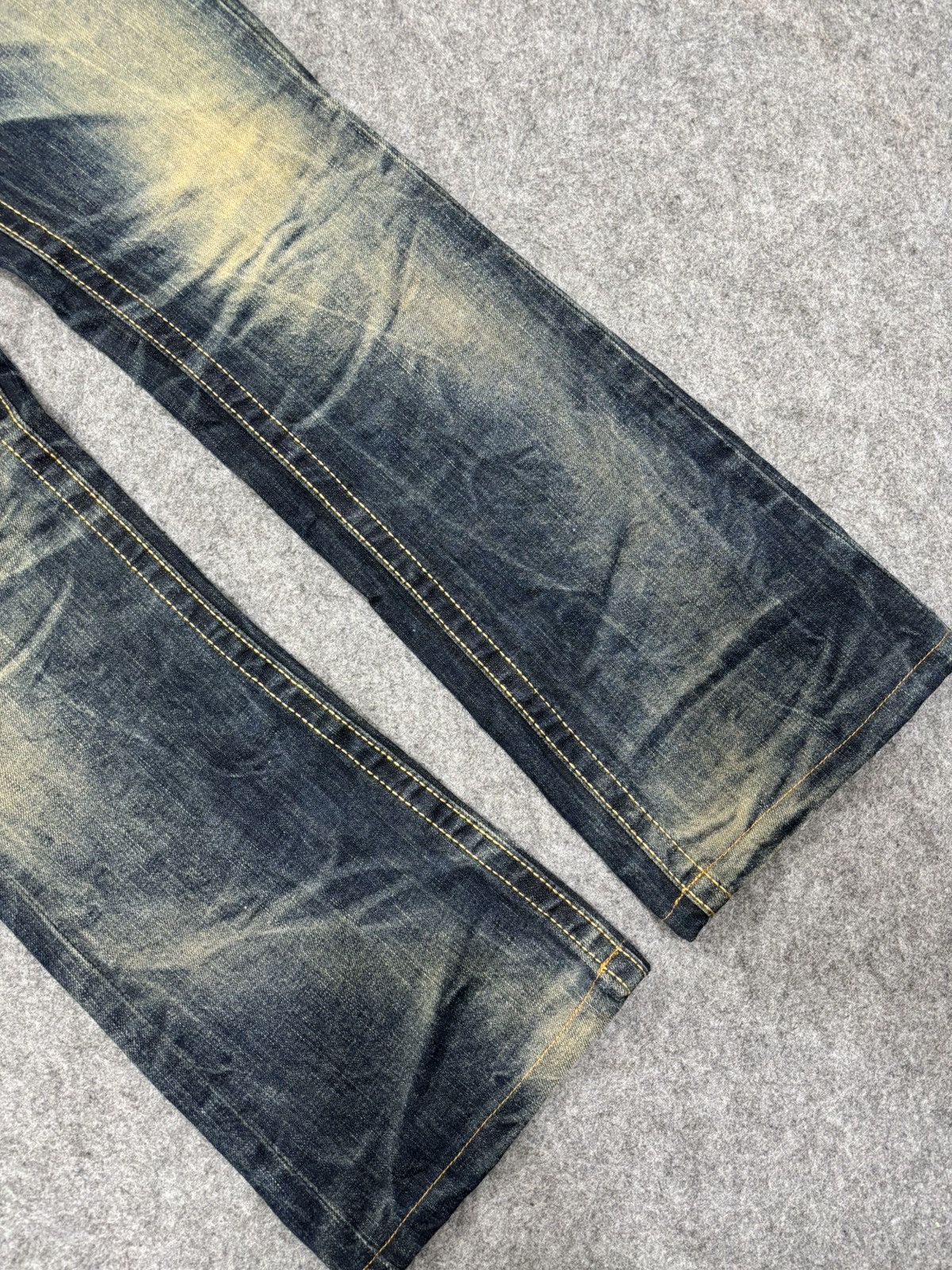 Seditionaries 💥Flare💥Lolita Mud Stone Wash Style Flare Spiky Denim F648 Size US 32 / EU 48 - 11 Thumbnail