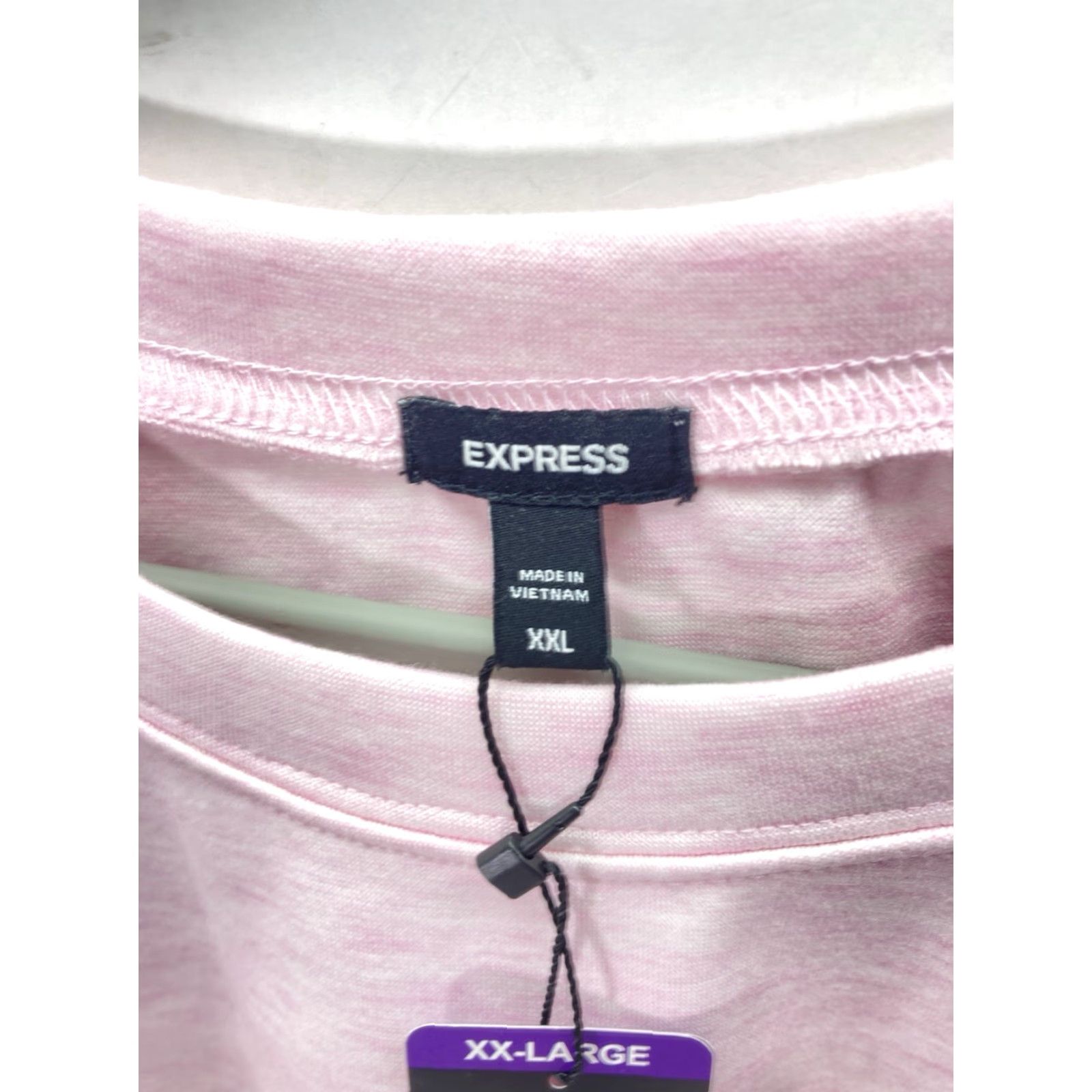 Express Express Long Sleeve Top Shirt Women 2XL Pink Crew Neck Pullover NWT Shirt Womens Blouse Solid Crewneck NWT Size XXL / US 16-18 / IT 52-54 - 4 Thumbnail