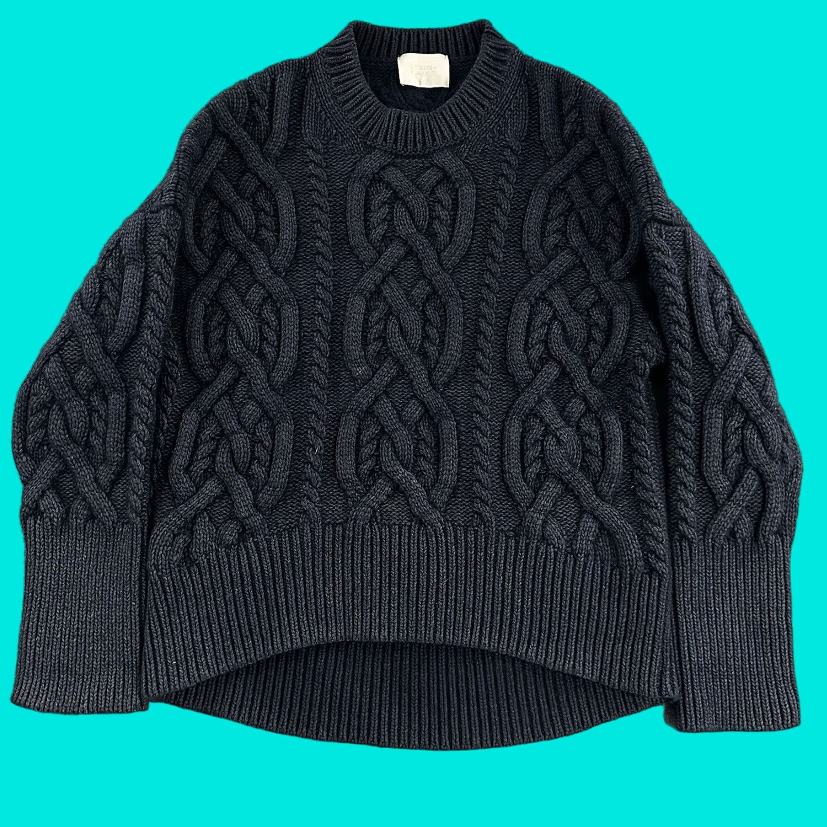 Citizens Of Humanity Citizens Of Humanity Sweater Womens Blue M Wool Blend Cable-Knit Pullover Zola Medium Size M / US 6-8 / IT 42-44 - 1 Thumbnail