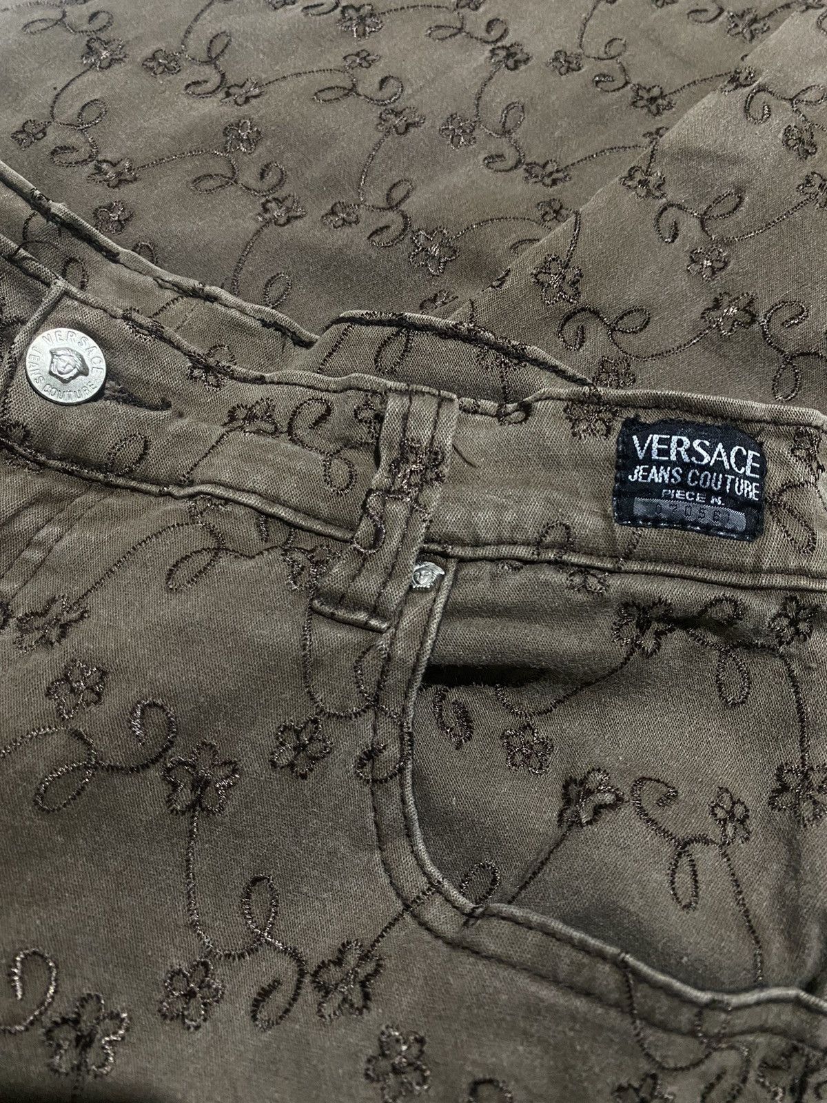 Versace 🔥Vintage Versace Jeans Couture🔥 Size 24" / US 00 / IT 34 - 5 Thumbnail