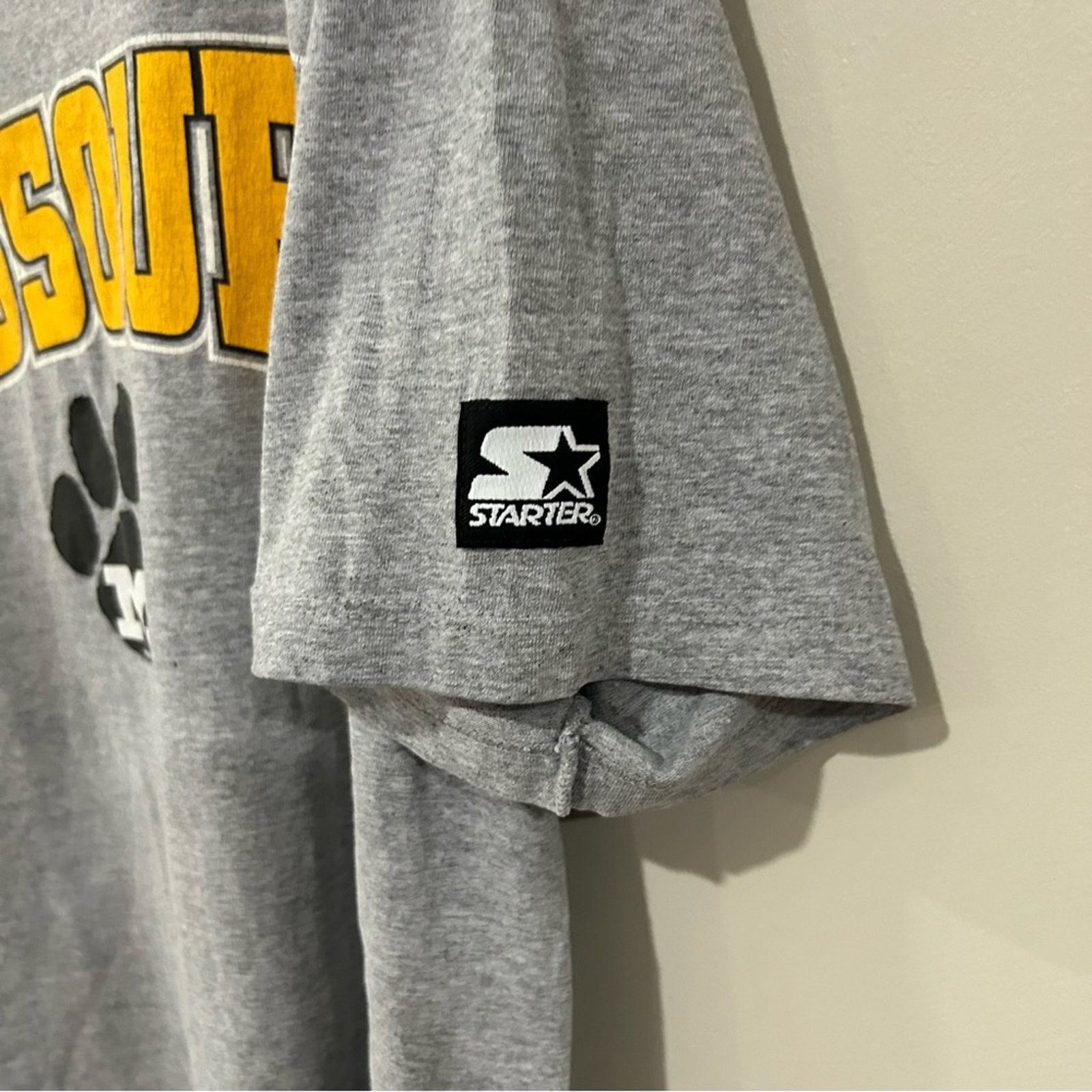 Starter Vintage Starter Missouri Tigers Shirt Size US L / EU 52-54 / 3 - 3 Thumbnail