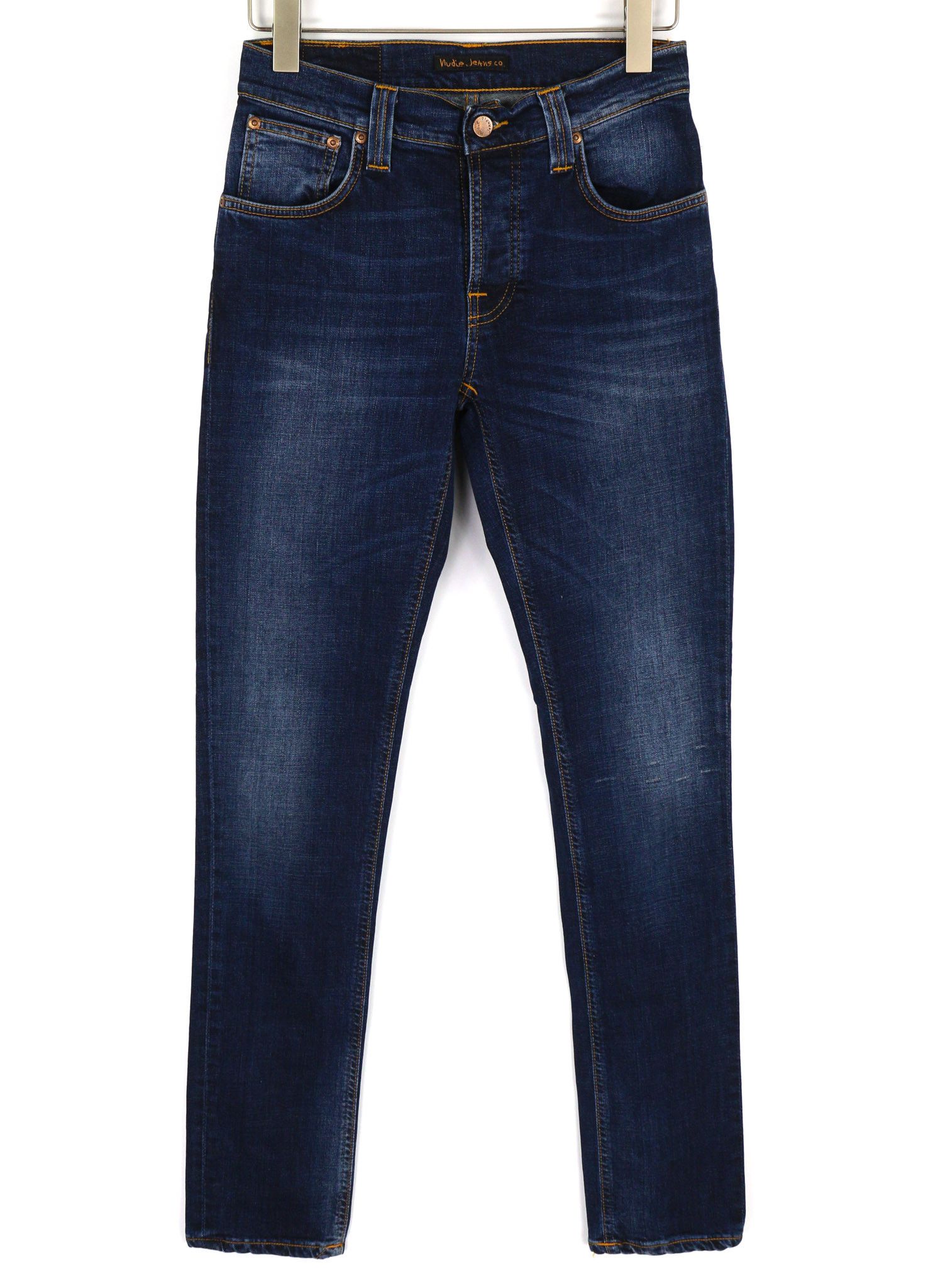 Nudie Jeans GRIM TIM W29/L32 Crosshatch Worn Organic Washed 81628 Size US 29 - 1 Thumbnail