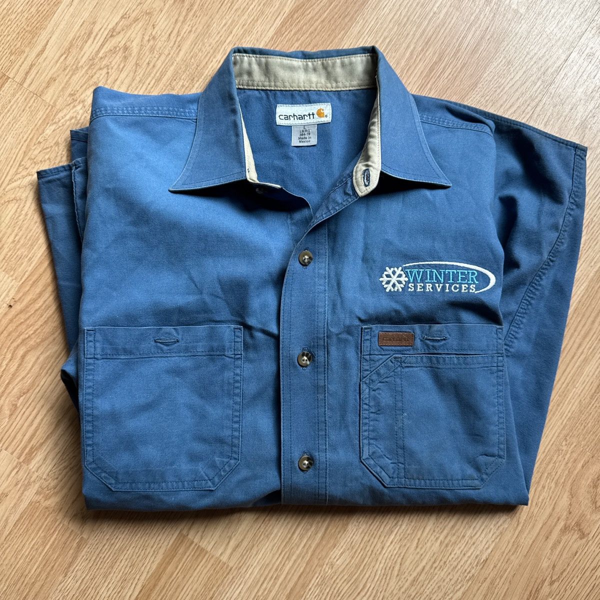 Carhartt Blue Vintage 90s Carhartt size Large Size US L / EU 52-54 / 3 - 1 Thumbnail