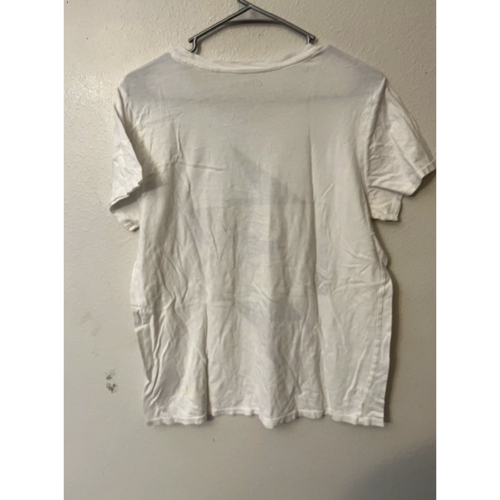 Guess Guess T-Shirt Mens Large White Graphic Logo Crew Neck Pullover Stretch Casual Size US L / EU 52-54 / 3 - 3 Thumbnail