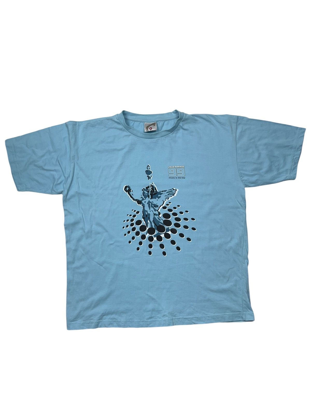 Thunderdome Vintage 1999 Love Parade Music Is The Key Techno Rave Shirt Size US XL / EU 56 / 4 - 1 Thumbnail