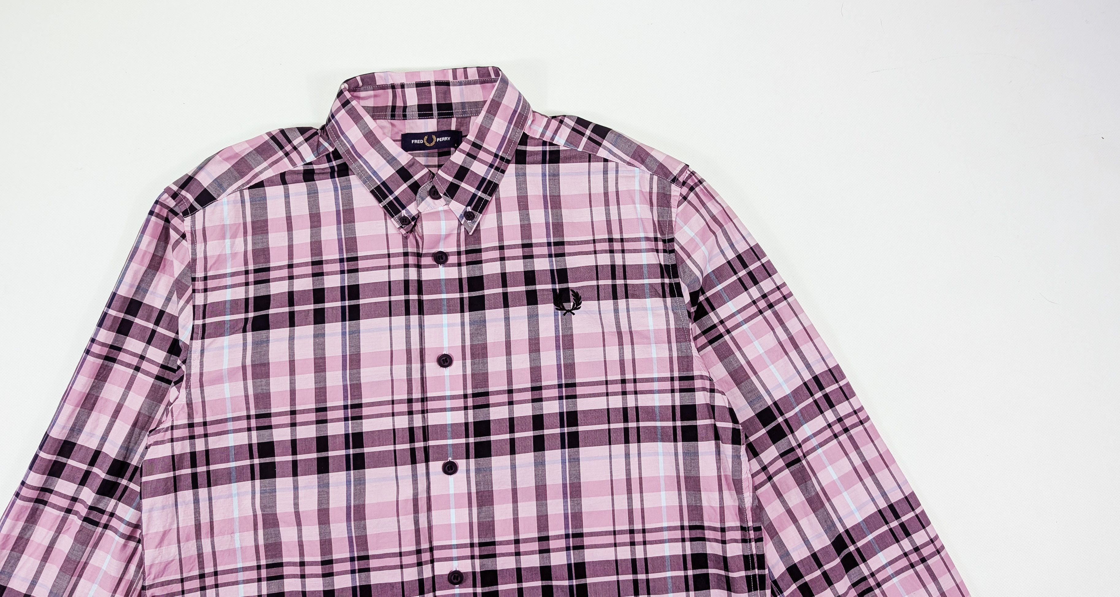 Fred Perry Fred Perry Checked Cotton Shirt Size L Size US L / EU 52-54 / 3 - 2 Thumbnail