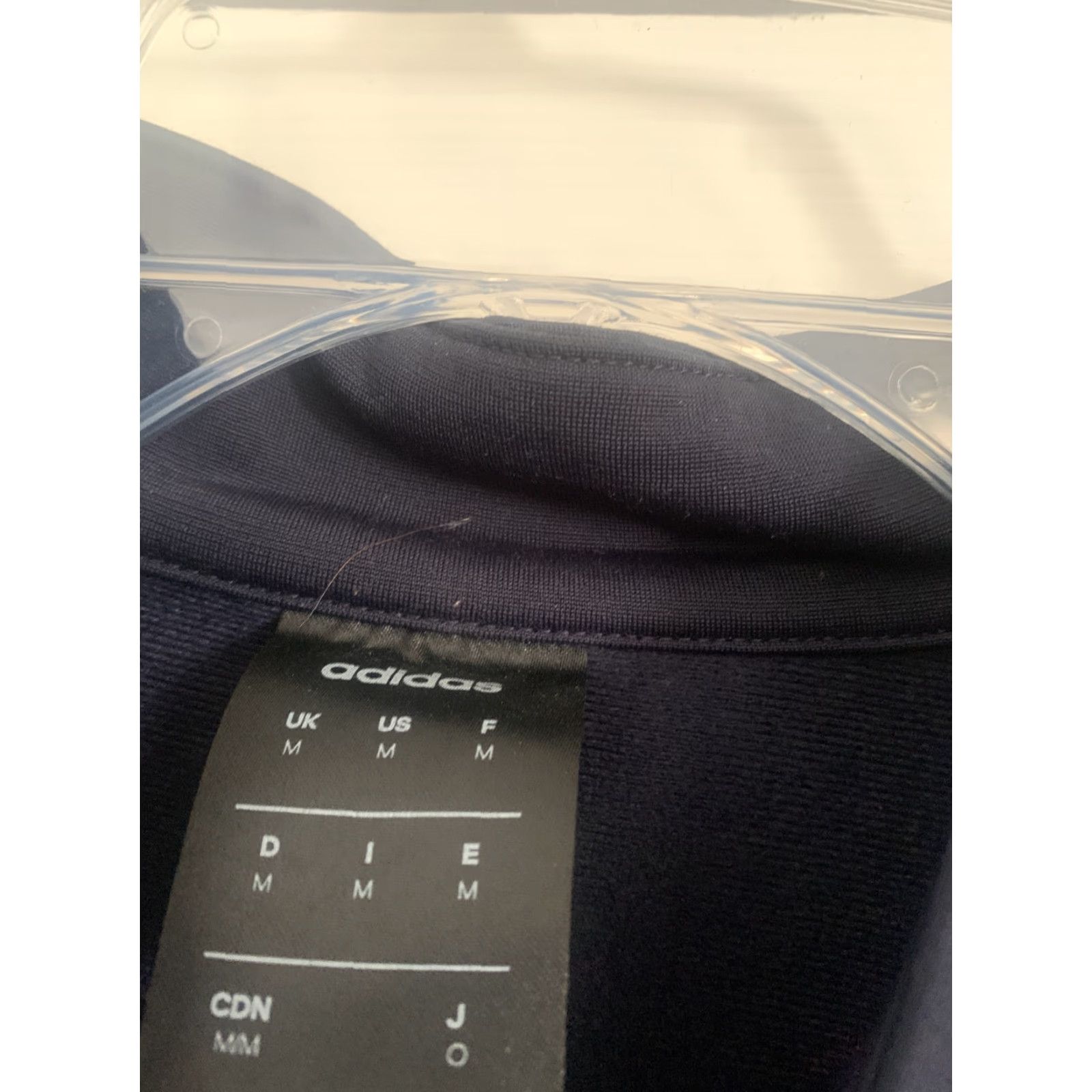 Adidas Adidas Track Jacket Mens Medium Blue White Full Zip Sweatshirt Size US M / EU 48-50 / 2 - 4 Thumbnail