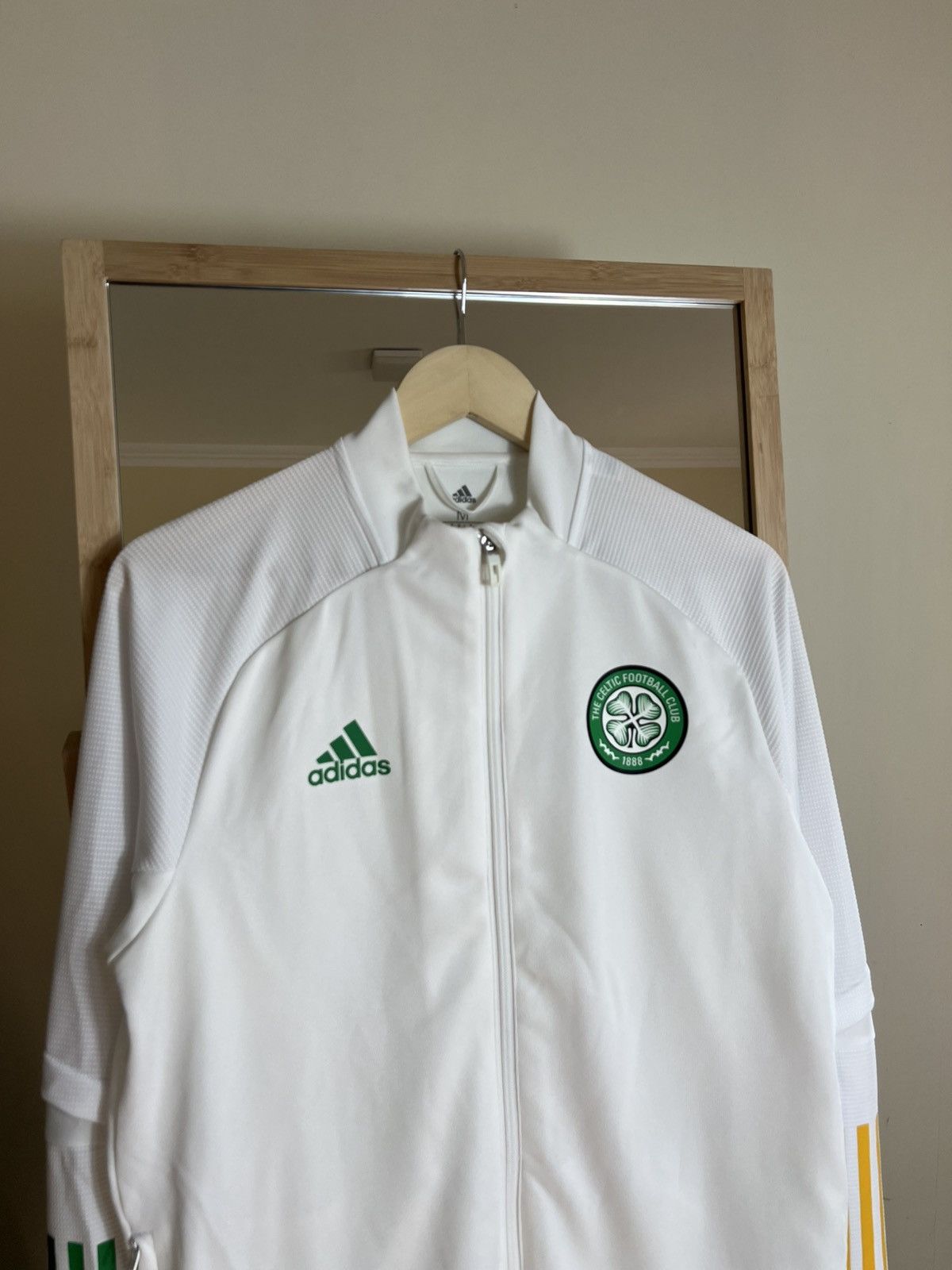 Adidas Adidas Celtic Glasgow Training Track Zip Jacket Y2K Soccer Size US M / EU 48-50 / 2 - 2 Thumbnail