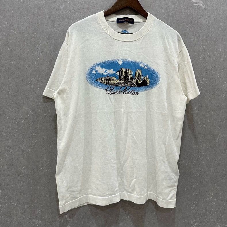 Louis Vuitton Louis Vuitton Western landscape intarsia knitted short slee Size US XXL / EU 58 / 5 - 3 Thumbnail