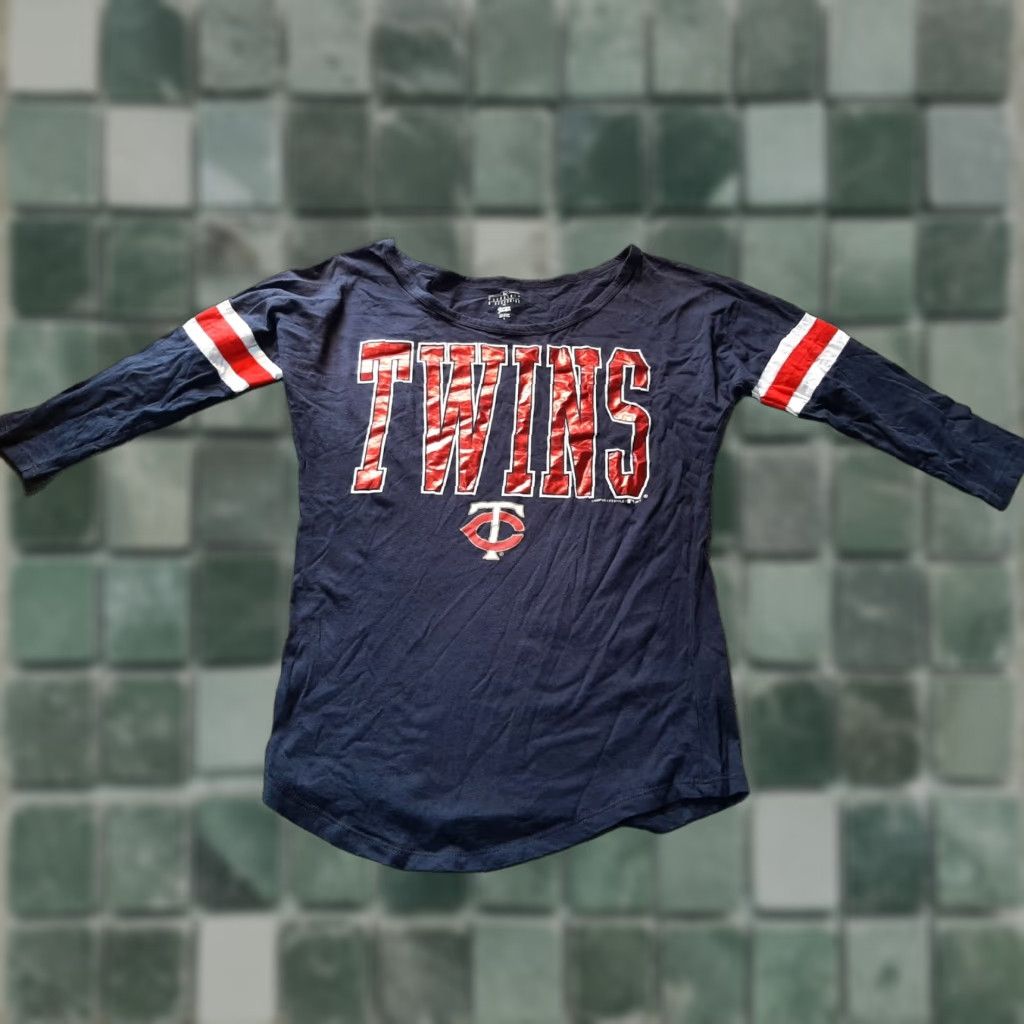 MLB VINTAGE Twins MLB 3/4 Sleeve shirt Womens Small S 2017 Size S / US 4 / IT 40 - 1 Preview