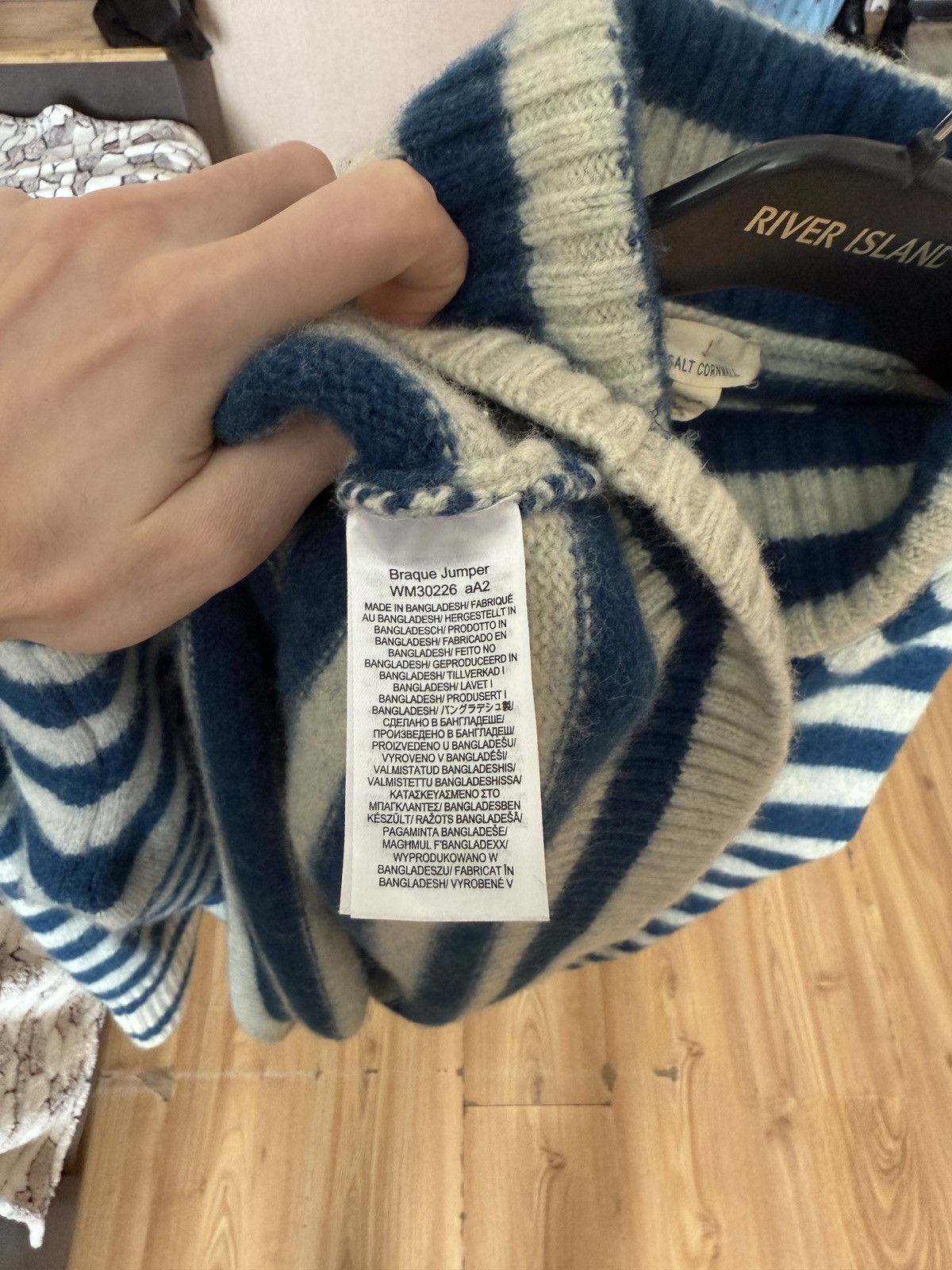 Other Vintage Seasalt Cornwall Striped Wool women’s Sweater Size XL / US 12-14 / IT 48-50 - 13 Thumbnail