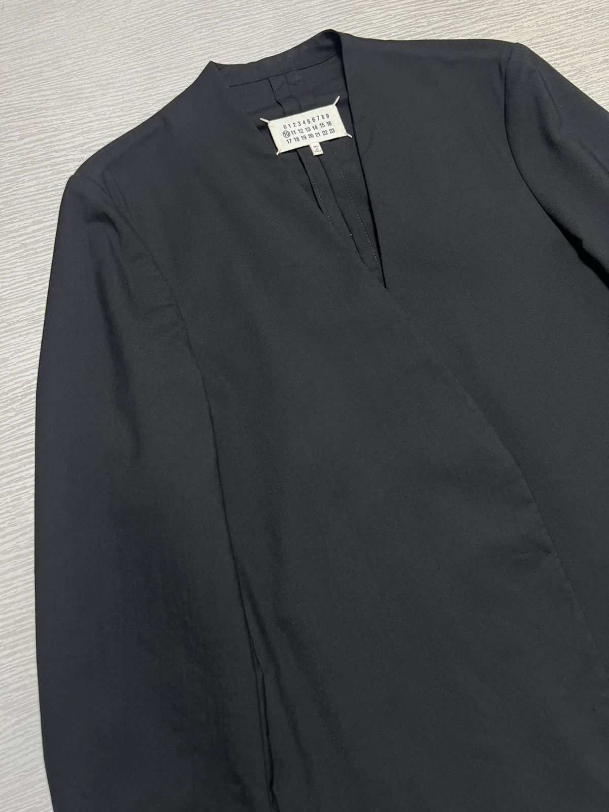 Maison Margiela Maison Margiela - S/S 18’ - Collarless Blazer Size 46S - 6 Thumbnail