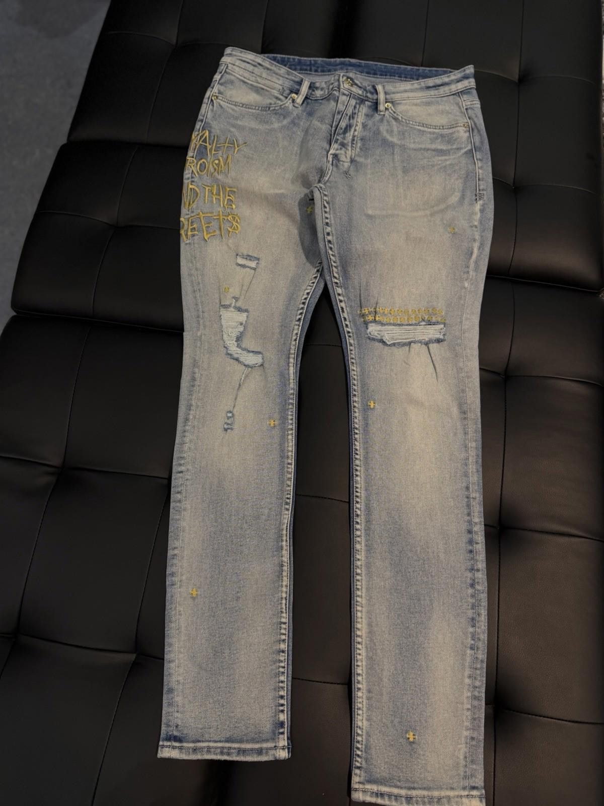 Ksubi Ksubi Men's Jeans Size 33 Light Blue Authentic Pre Owned Size US 33 - 2 Thumbnail
