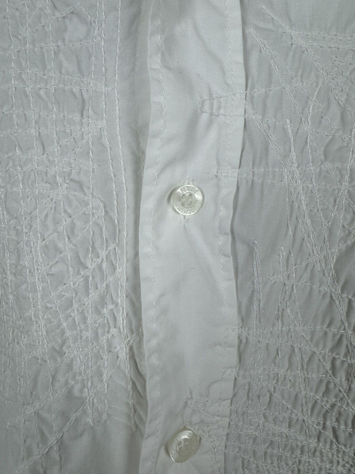 Moschino Moschino Jeans vintage designer sewn white button up shirt Size US XXL / EU 58 / 5 - 8 Thumbnail