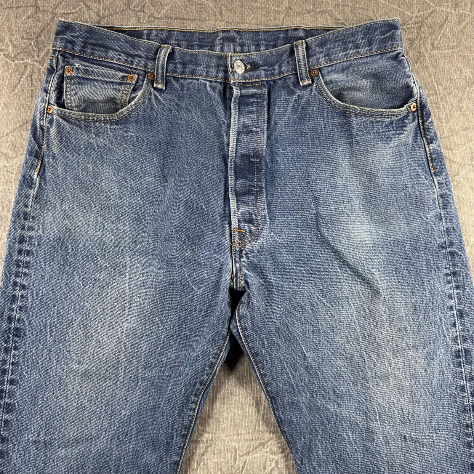 Other Levis Jeans Men's 38x33 Blue 501 Size US 38 / EU 54 - 4 Thumbnail
