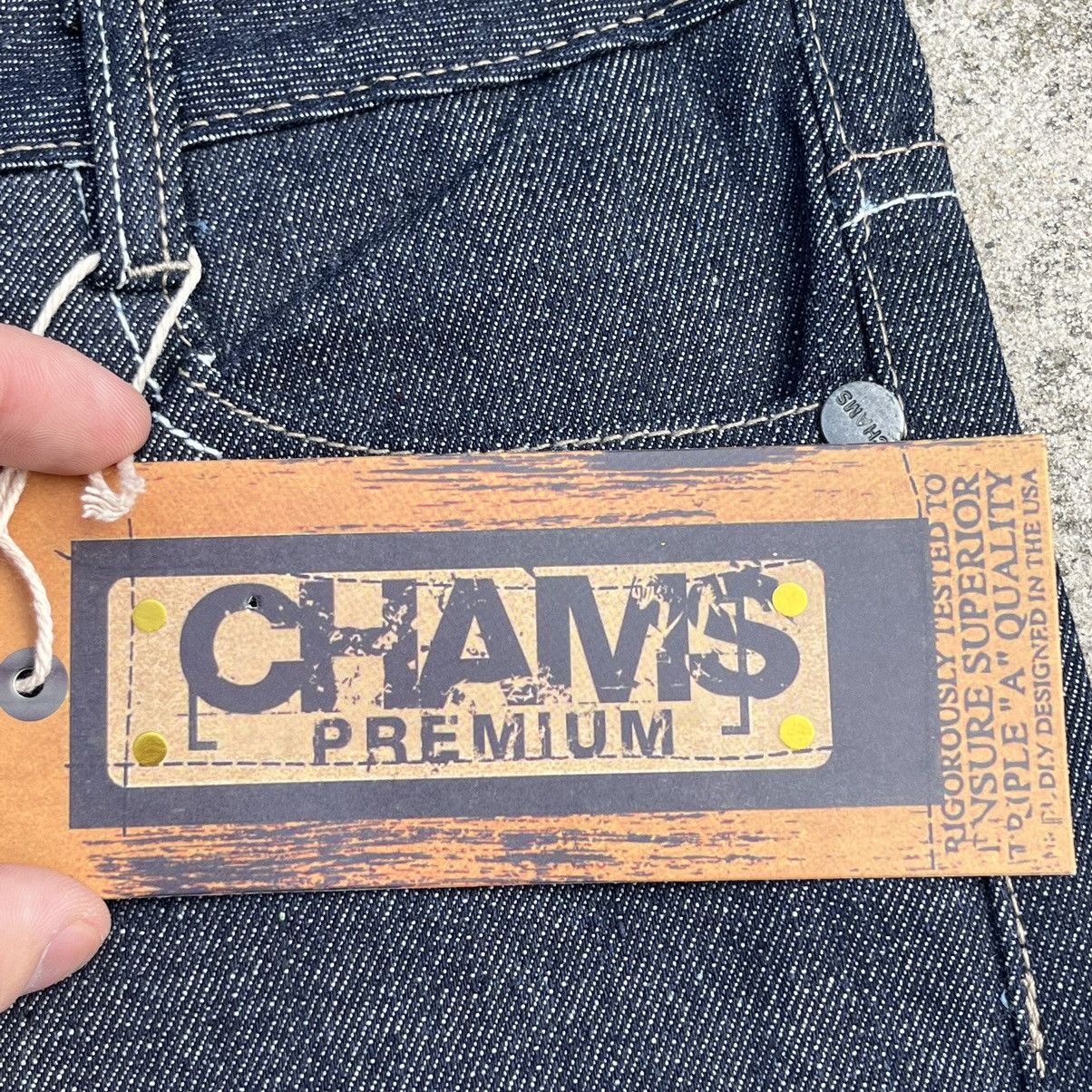 Affliction × JNCO × Vintage NEW Crazy Vintage Y2K Chams Premium Baggy Denim Shorts Size US 26 / EU 42 - 5 Thumbnail