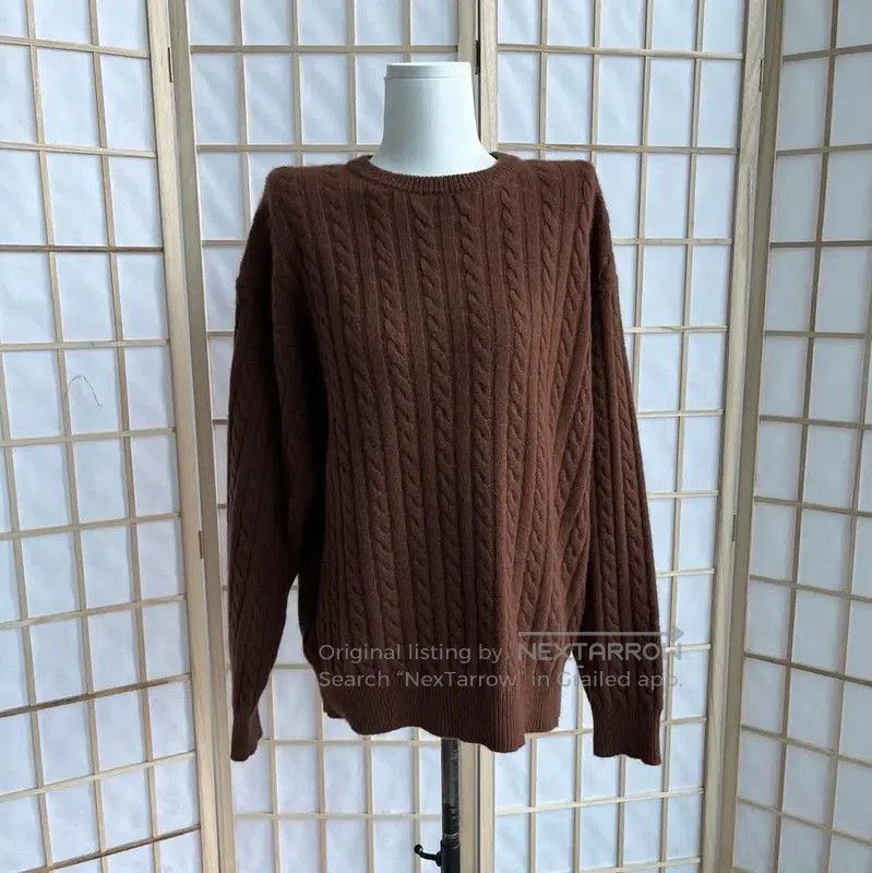 Miu Miu Miu Miu Brown Wool Pullover Sweater . Size M / US 6-8 / IT 42-44 - 1 Thumbnail
