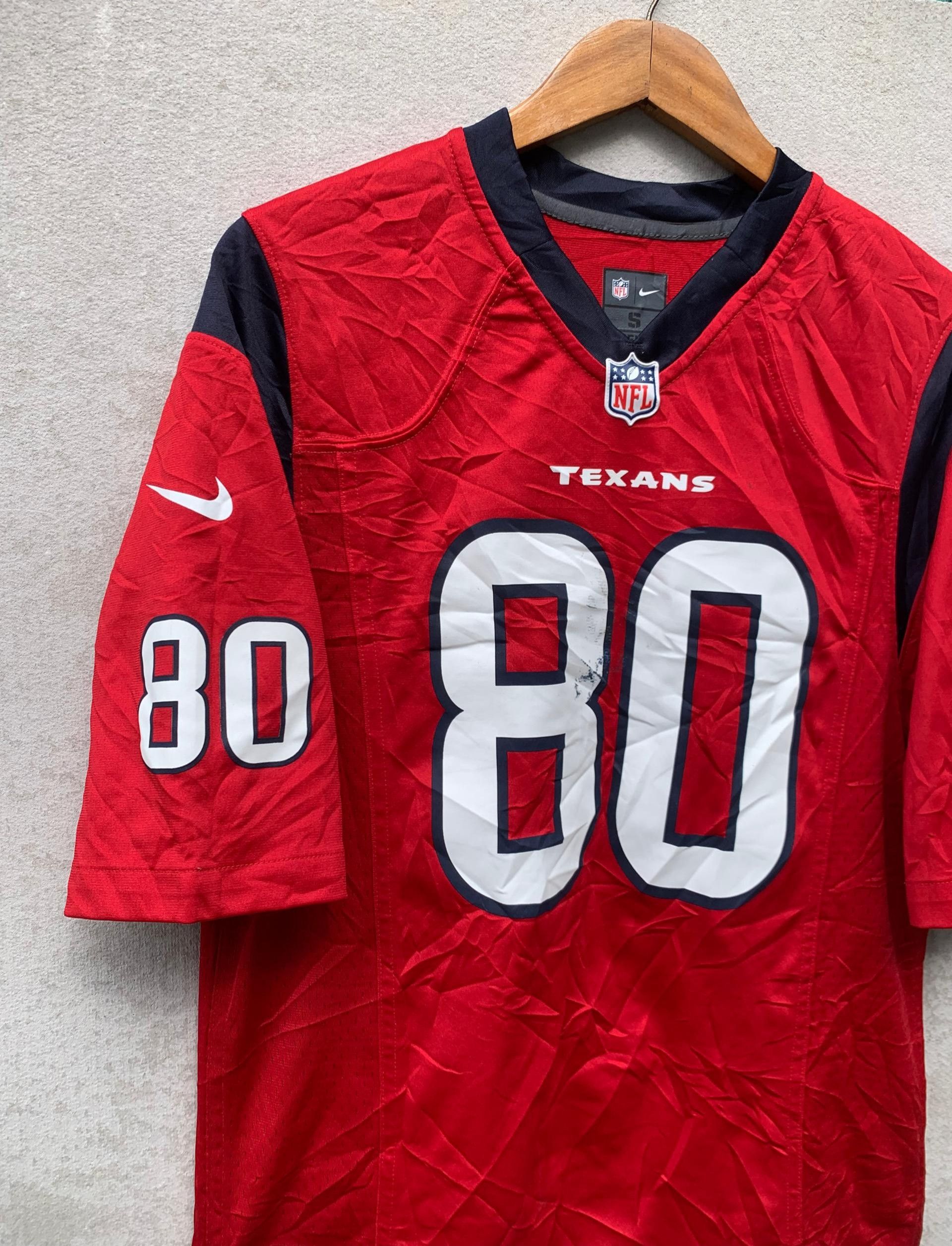 NFL × Nike × Vintage Vintage Nike Texans NFL A.JOHNSON Jersey Size US S / EU 44-46 / 1 - 5 Thumbnail