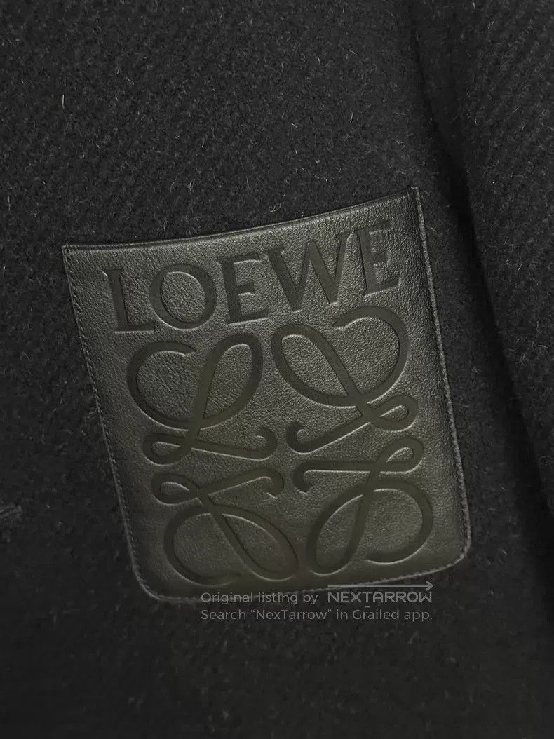 Loewe Loewe Black Leather Logo Jacket Size US M / EU 48-50 / 2 - 2 Thumbnail