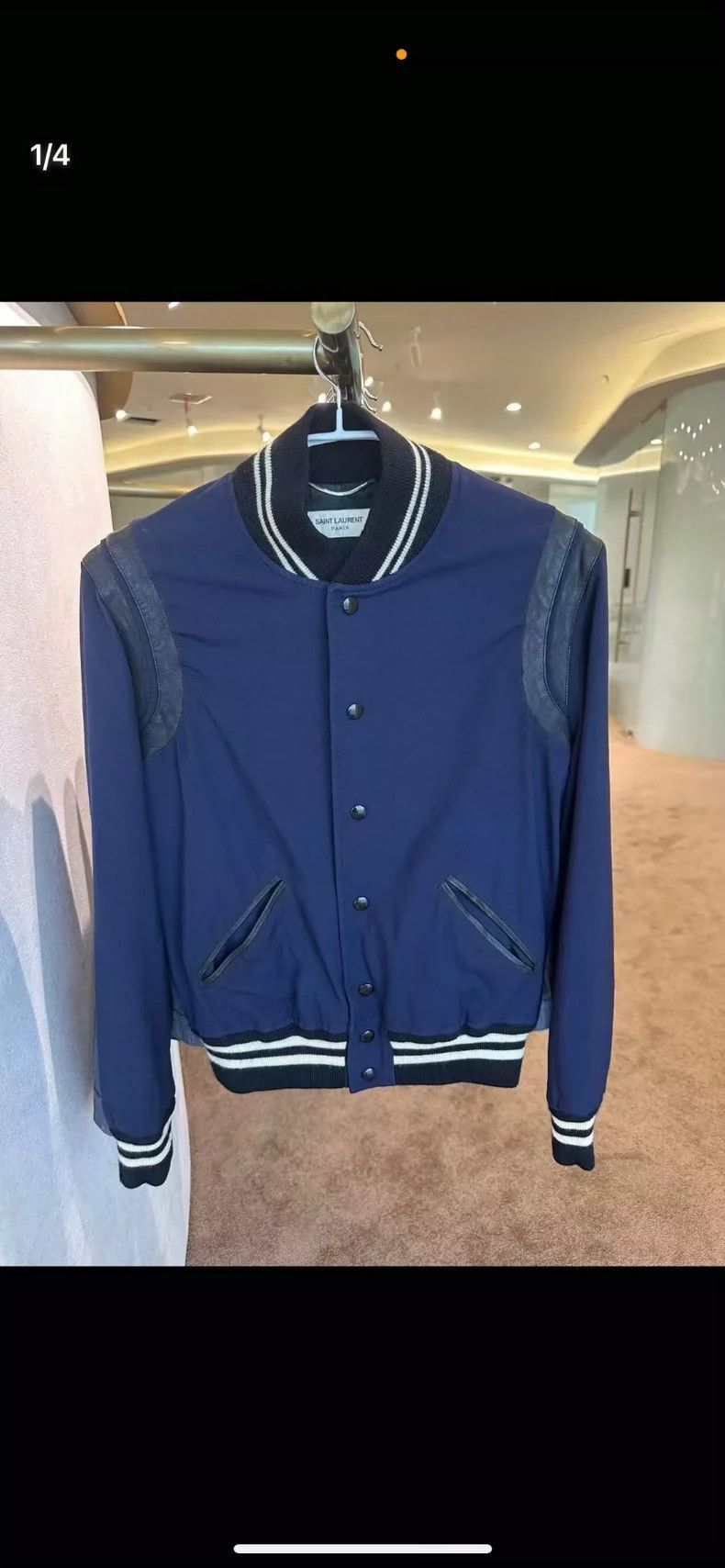 Saint Laurent Paris Saint Laurent Paris Colorblock Wool Jacket- Size US M / EU 48-50 / 2 - 1 Thumbnail