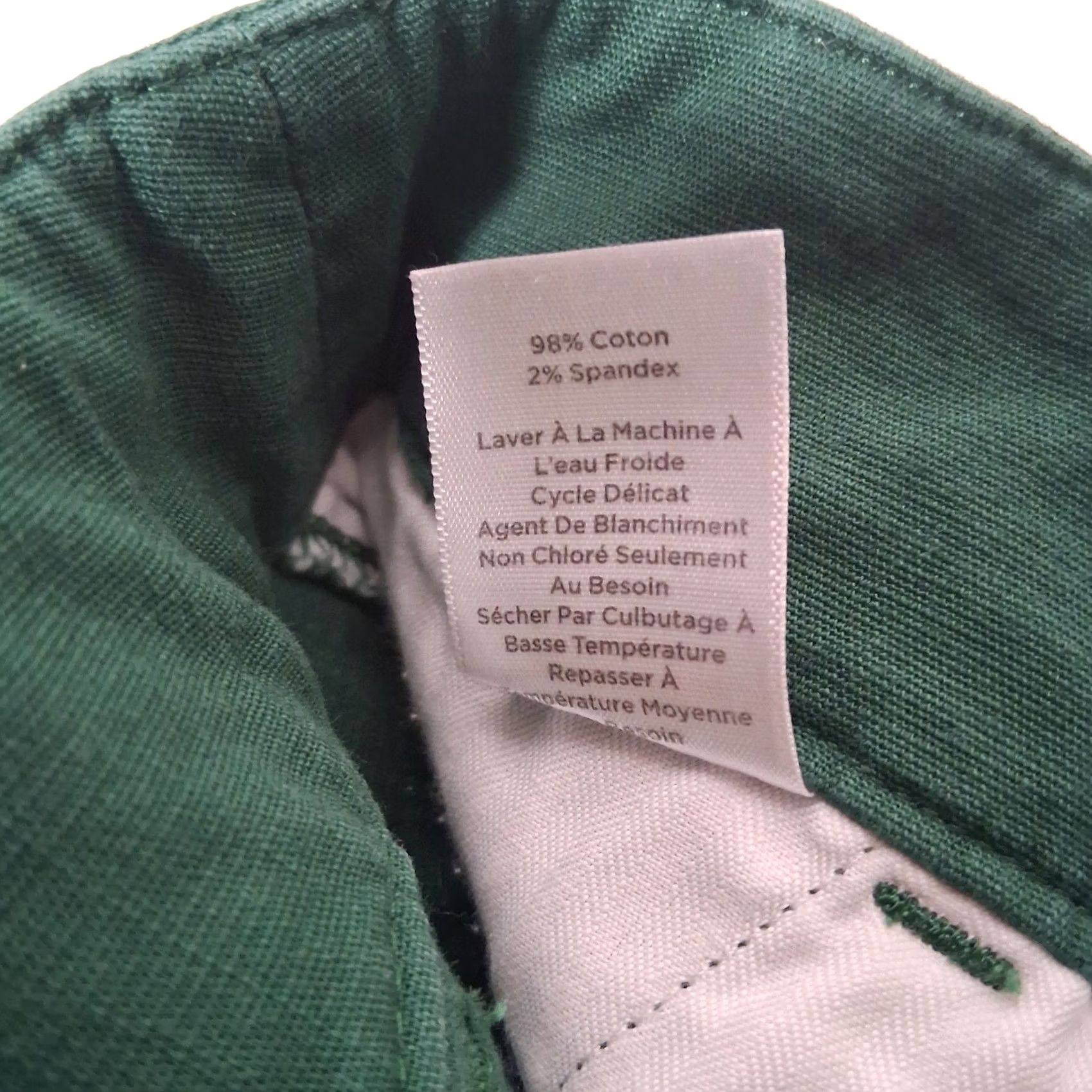 Talbots Talbots Bermuda Shorts Women 10 Green Cotton Blend Classic Preppy Regular Front Flat 32" Waist 6.5" Inseam Cotton Blend Stretch Spring Summer Womens Size 32" / US 10 / IT 46 - 6 Thumbnail