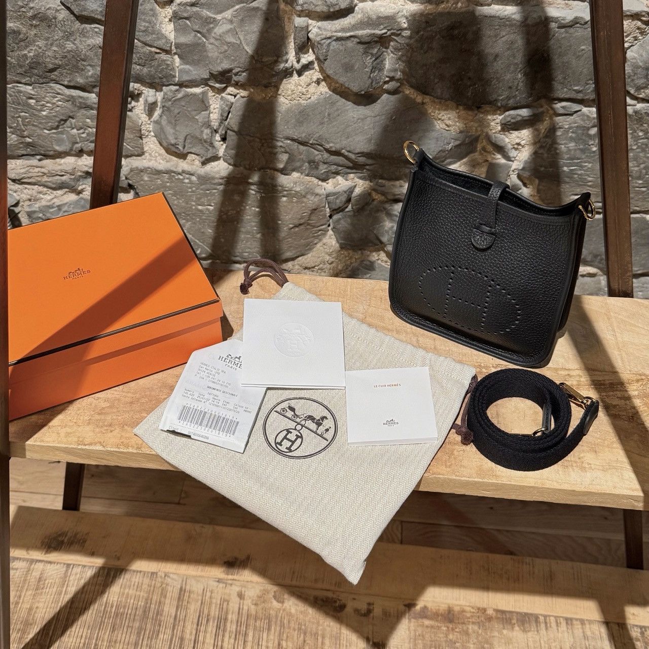 Hermes Hermès 2022 Black Taurillon Evelyne 16 TPM Amazone Bag Size ONE SIZE - 18 Thumbnail