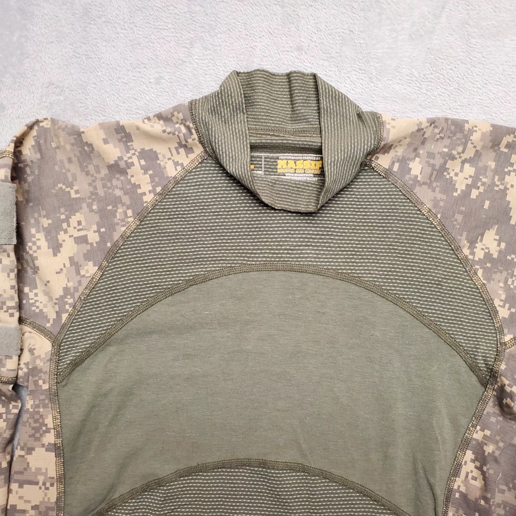 Vintage Massif Mountain Gear Shirt Men L Green Digital Camoflage Army Combat ACS USA Shirt Mens Green Camouflage Military USA Size US L / EU 52-54 / 3 - 2 Thumbnail