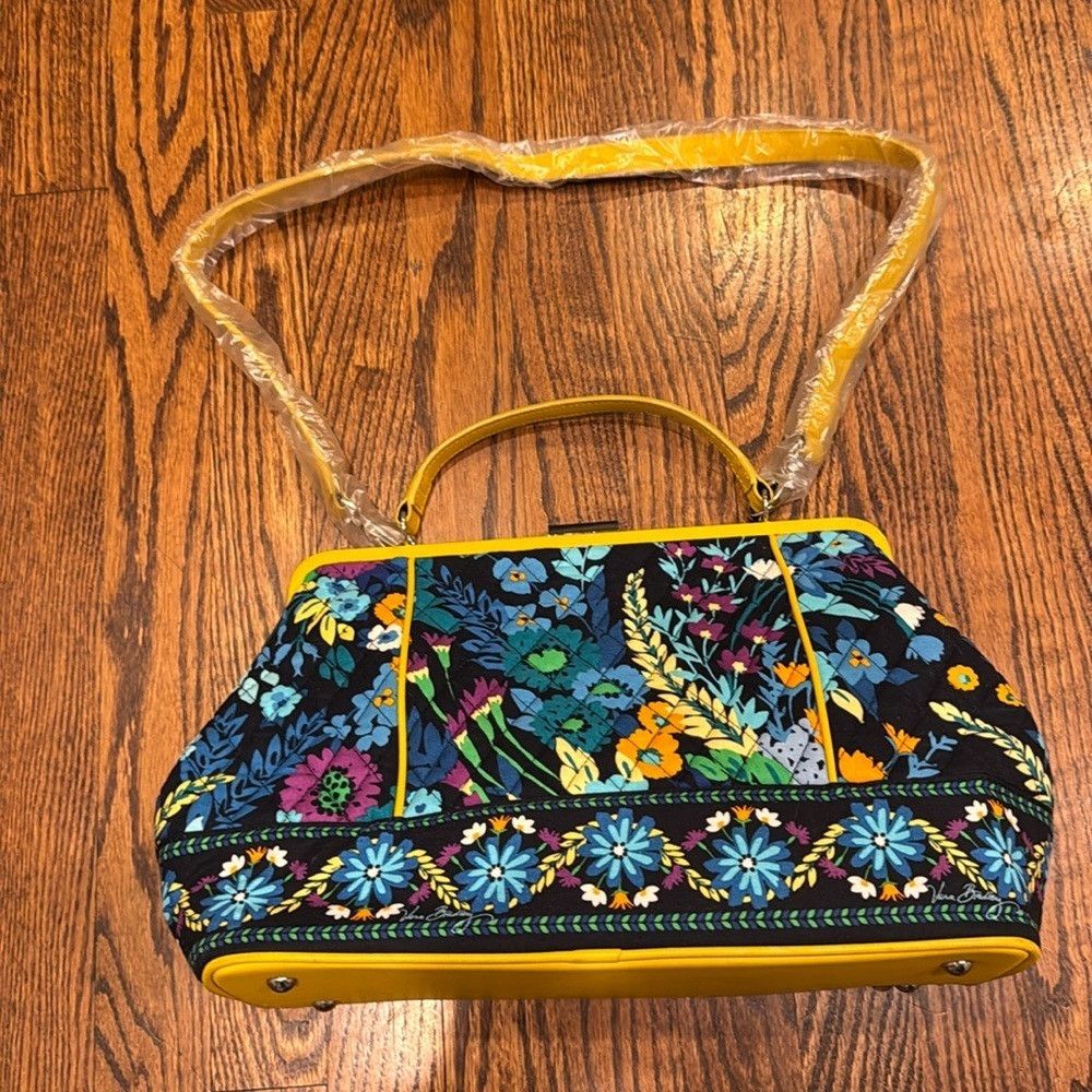 Vera Bradley Vera Bradley Barbara Frame Bag in Midnight Blues. Quilted f Size ONE SIZE - 2 Thumbnail