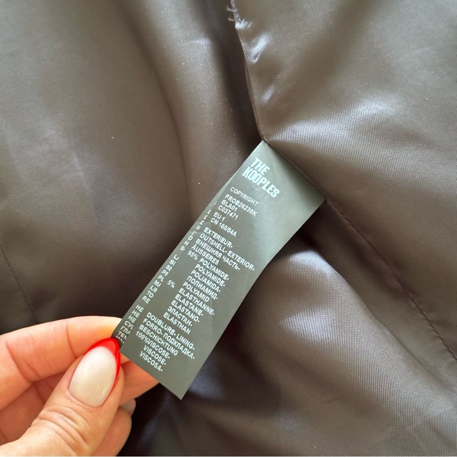 The Kooples NWT! The Kooples Black Tailored Jacket Dress, Size 1 (US S) Size S / US 4 / IT 40 - 12 Thumbnail