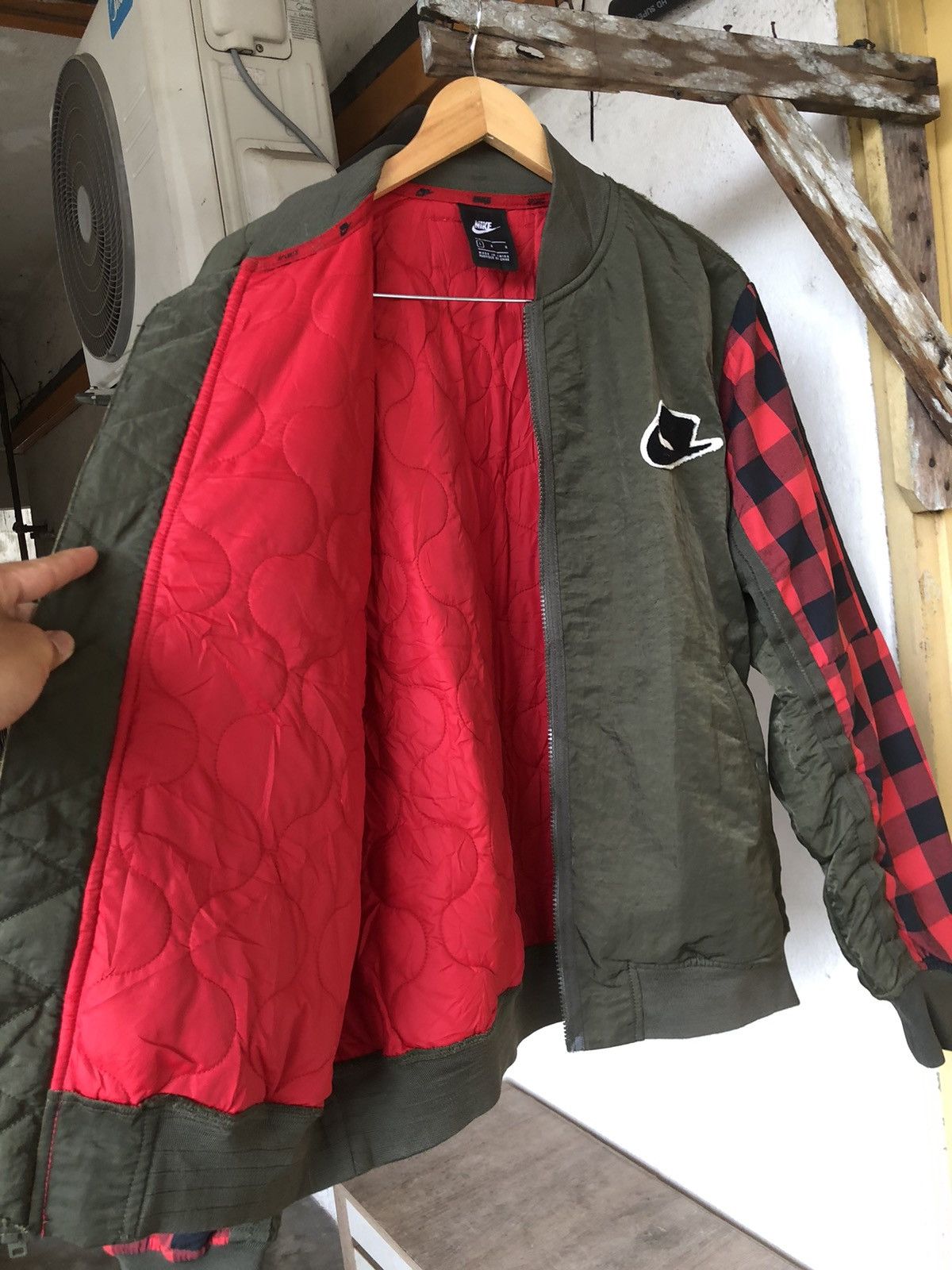 Nike On Fire🔥 Nike x NSW Gothic Style Bomber Jacket Size US L / EU 52-54 / 3 - 15 Thumbnail
