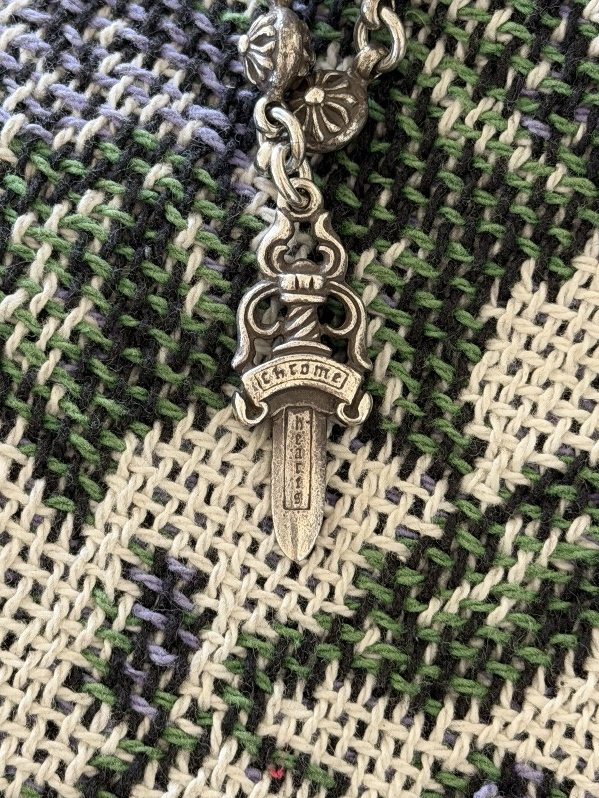 Chrome Hearts Chrome Hearts Cross Ball Dagger Necklace Size ONE SIZE - 10 Thumbnail