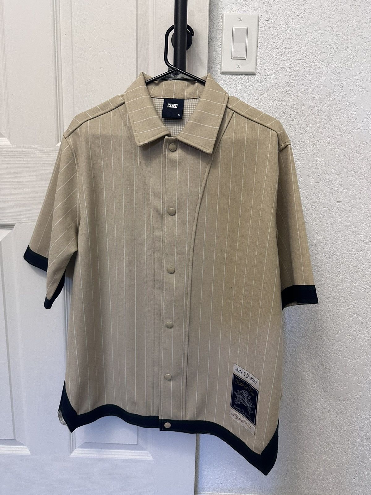Kith Kith 23SS Pinstripe Woodpoint Shooting Shirt - SMALL Size US S / EU 44-46 / 1 - 1 Thumbnail