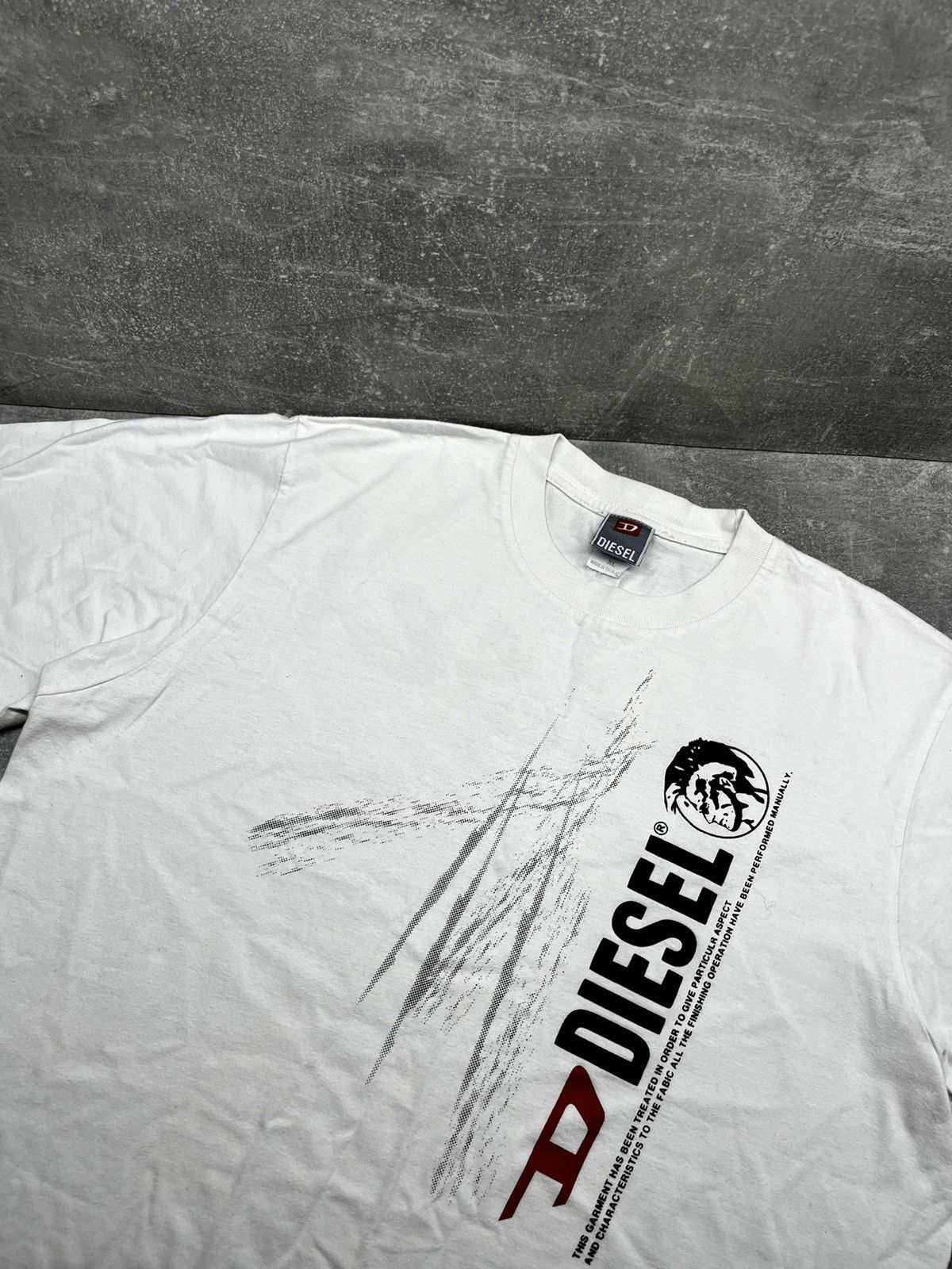 Diesel × Vintage Diesel t shirt big logo 90s vintage Size US XL / EU 56 / 4 - 13 Thumbnail