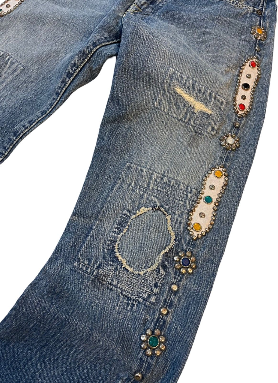 Kapital Gem studded jeans Size US 30 / EU 46 - 3 Thumbnail