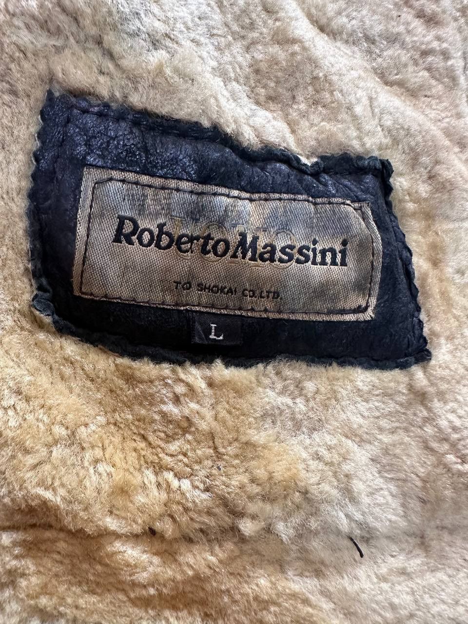 Vintage Roberto Massini Shearling Leather Jacket Size US M / EU 48-50 / 2 - 16 Thumbnail