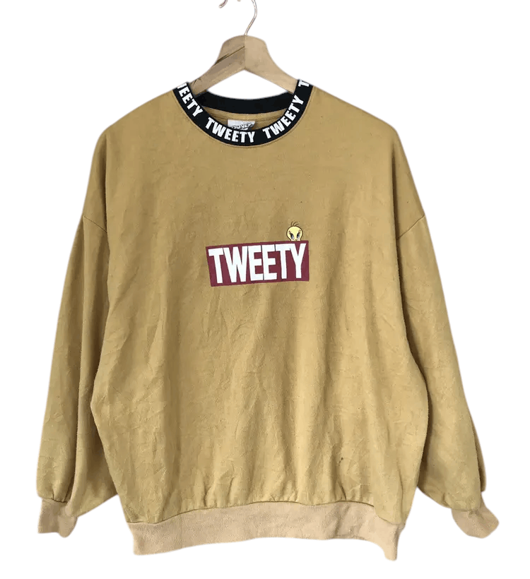 Cartoon Network Vintage Looney Tunes Tweety Baggy Sweatshirts Size L / US 10 / IT 46 - 1 Thumbnail