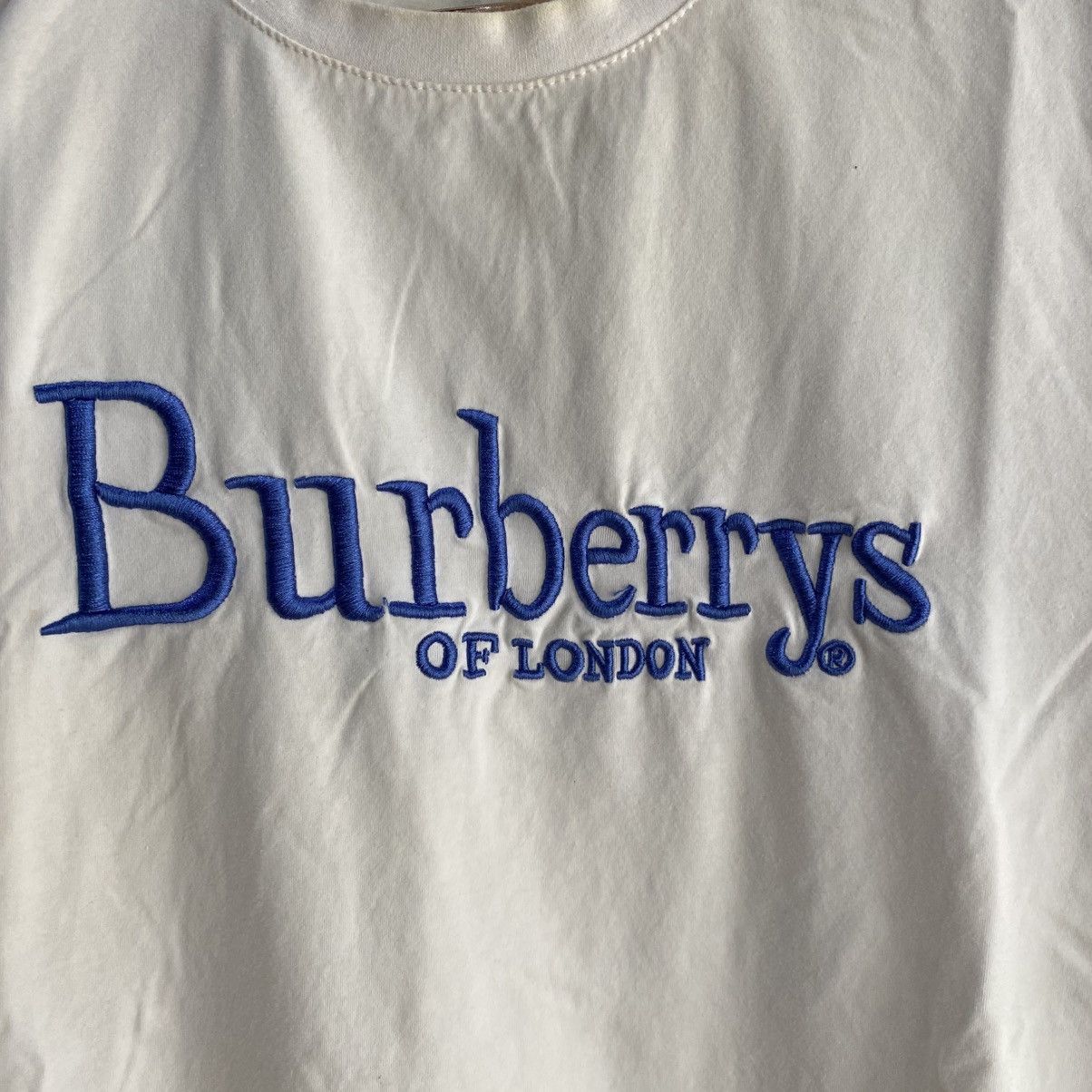 Burberry Burberrys Of London Embroidered Logo T-shirt Size US S / EU 44-46 / 1 - 5 Thumbnail