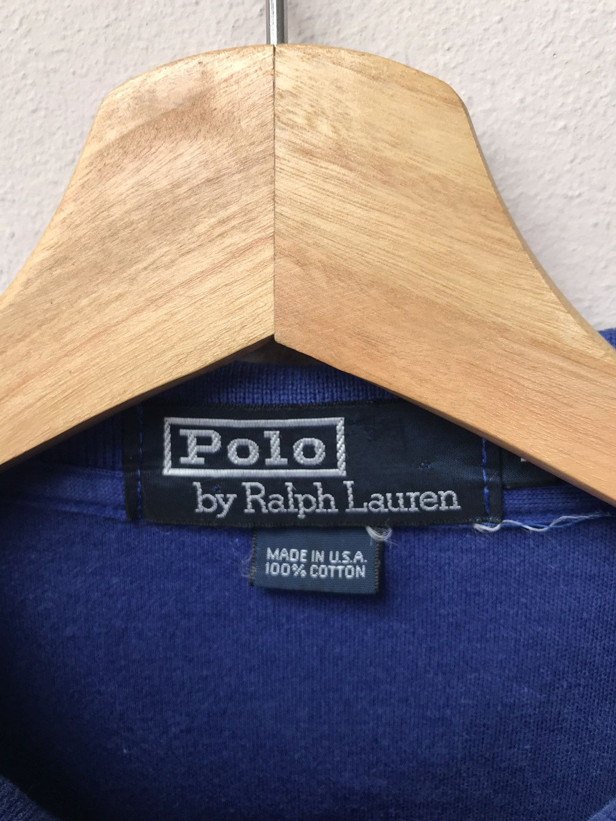 Polo Ralph Lauren Vintage 1992 Polo Ralph Lauren Collar Tee Size US XL / EU 56 / 4 - 3 Thumbnail