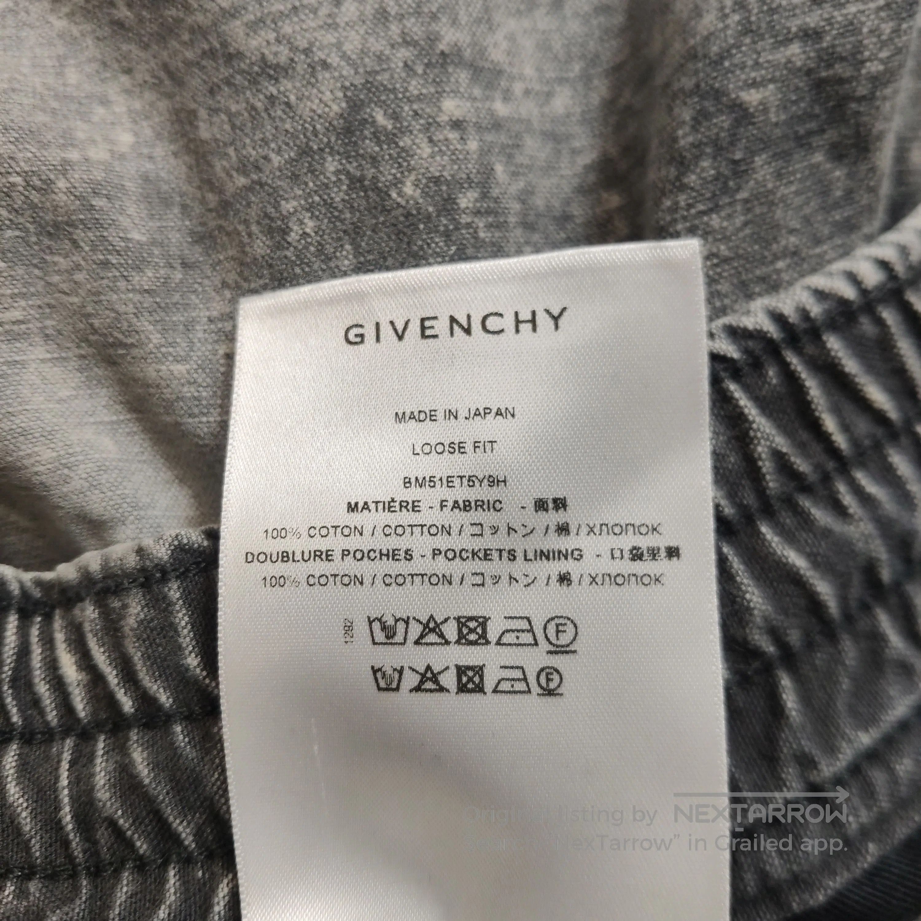 Givenchy Givenchy Gray Cotton Denim Cargo Pants M. Size US 35 - 9 Thumbnail