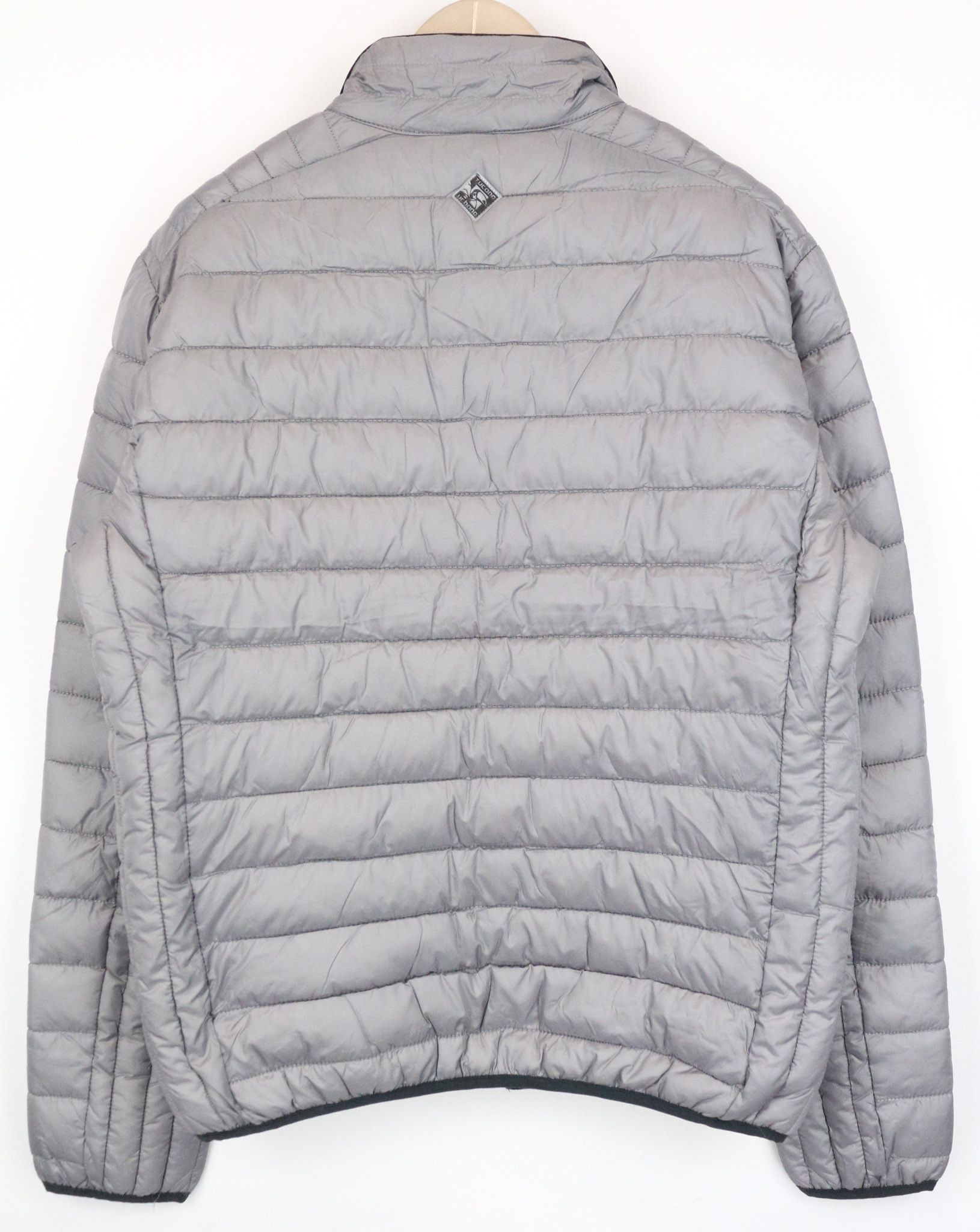 Other LOT PACK IT52 Grey Moto Puffer Jacket 74871 Size 4XL / US 24-26 - 2 Thumbnail