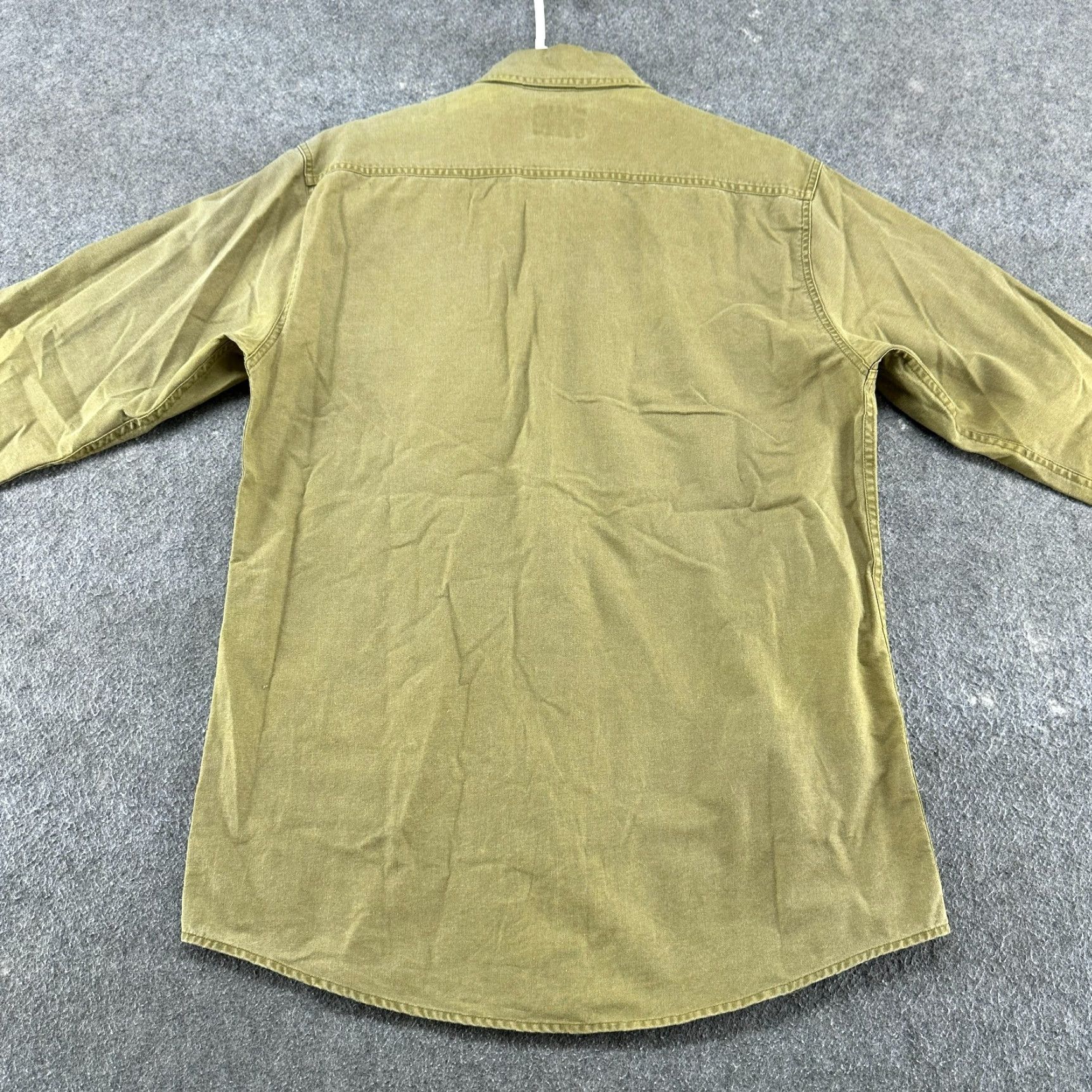 Vintage VINTAGE Woolrich Shirt Men M Green Button-Up Long Sleeve Canvas Cotton Solid 90s Size US M / EU 48-50 / 2 - 5 Thumbnail