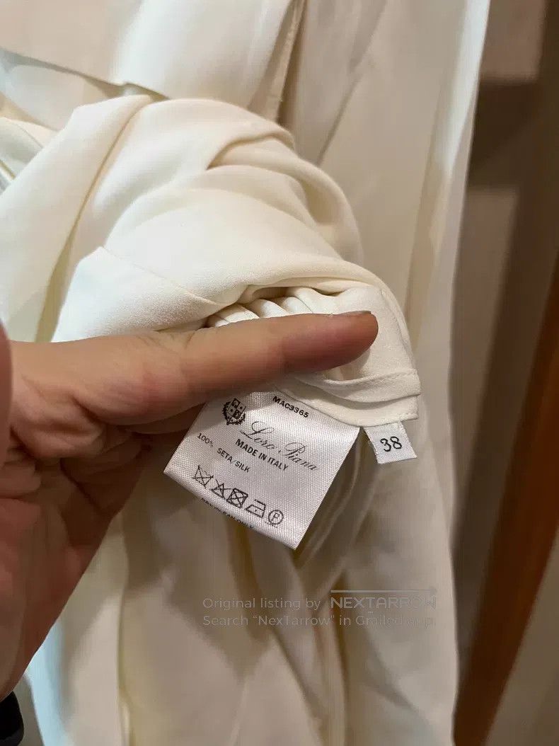 Loro Piana Loro Piana Silk Double Pocket Tie Dress Size XS / US 0-2 / IT 36-38 - 8 Thumbnail