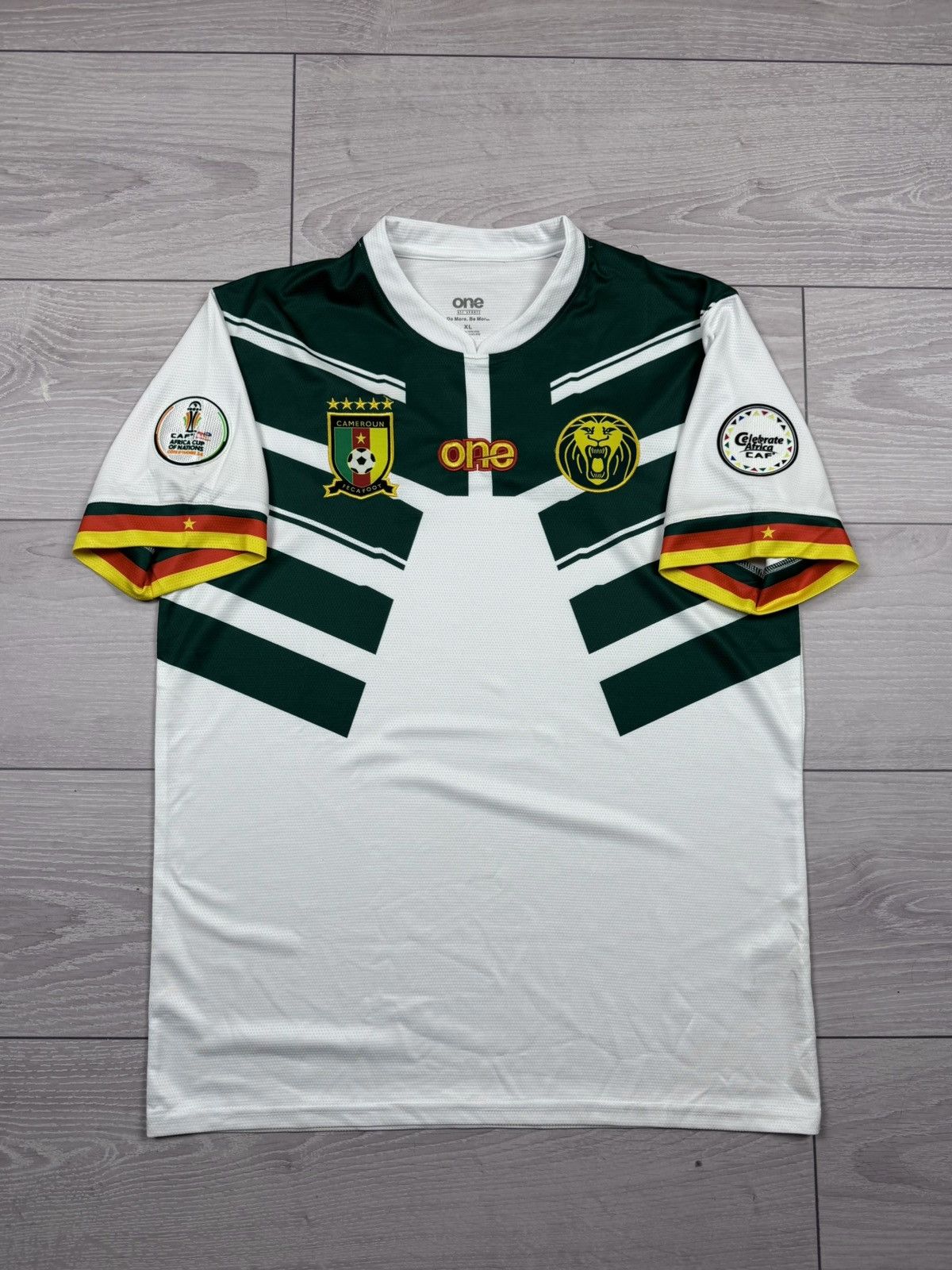Other Cameroon One Africa CUP 24 Football Soccer Jersey XL sz Size US XL / EU 56 / 4 - 1 Thumbnail