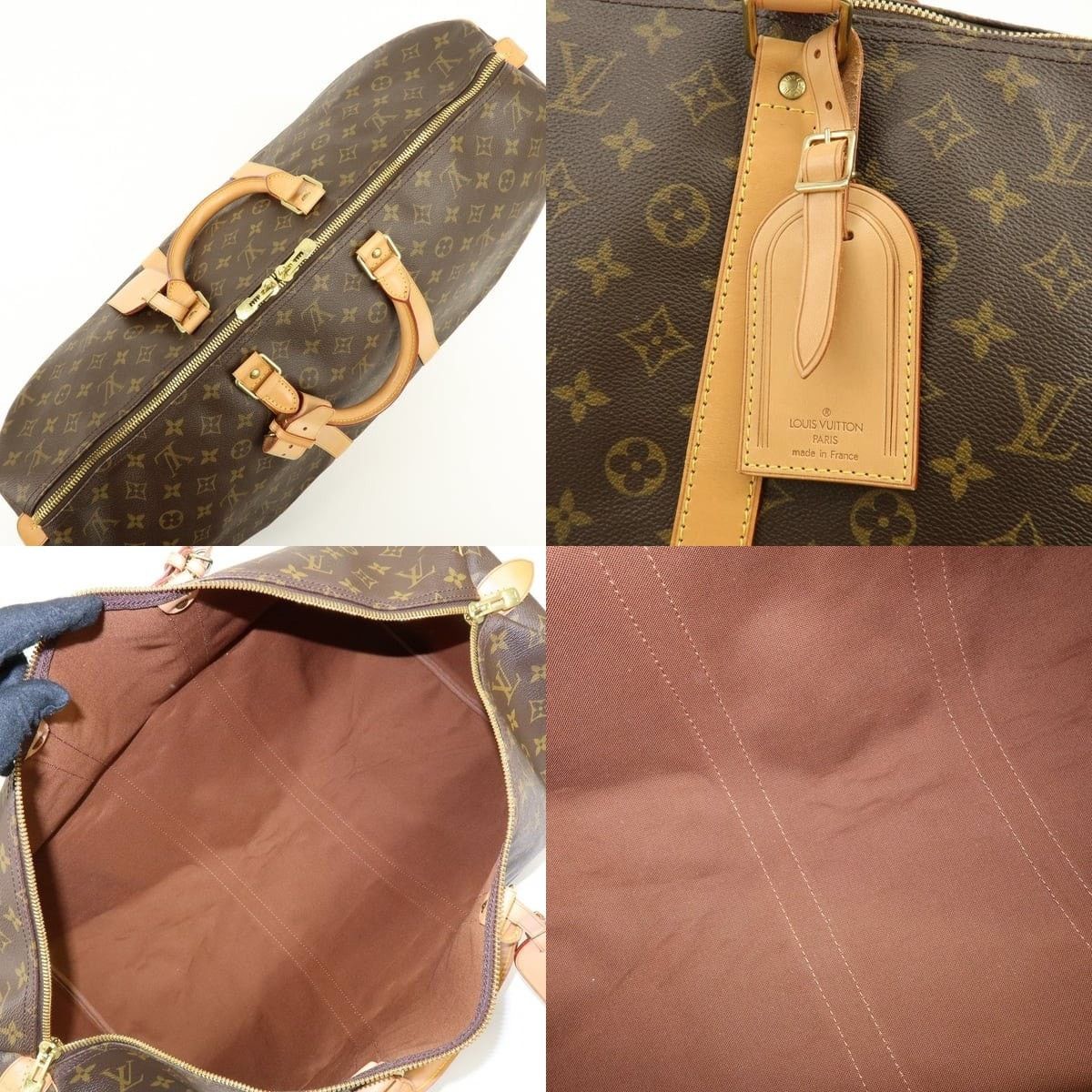 Louis Vuitton Louis Vuitton Monogram Keepall 55 Duffle Bag Size ONE SIZE - 7 Thumbnail