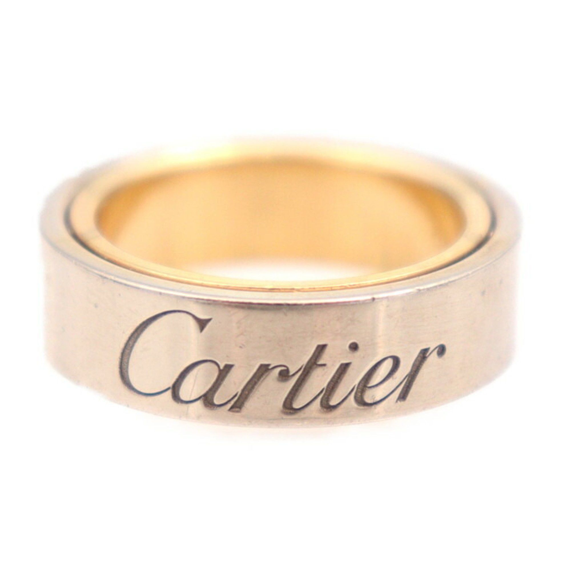 image of Cartier Secret Love Ring Love B4065047 Notation Size 47 Au750 K18 Wg White Gold Pg Pink, Women's