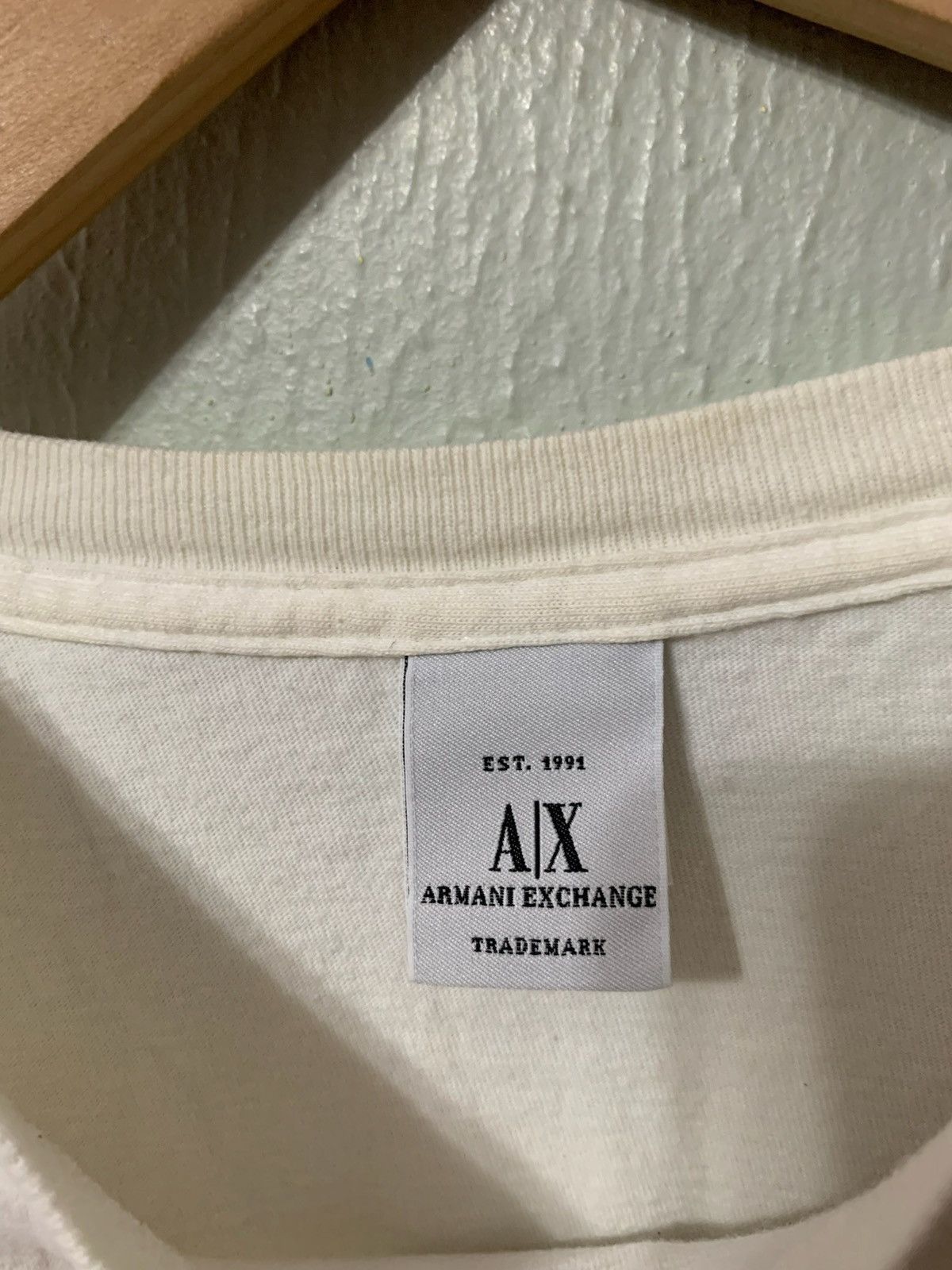 Vintage Vintage 1990s Armani Exchange Bogo T-Shirt Size US XL / EU 56 / 4 - 2 Thumbnail