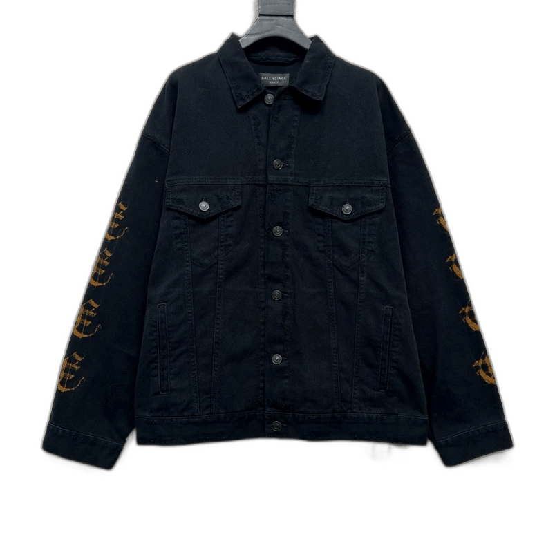 Balenciaga Balenciaga Distressed Denim Jacket Size US M / EU 48-50 / 2 - 1 Thumbnail